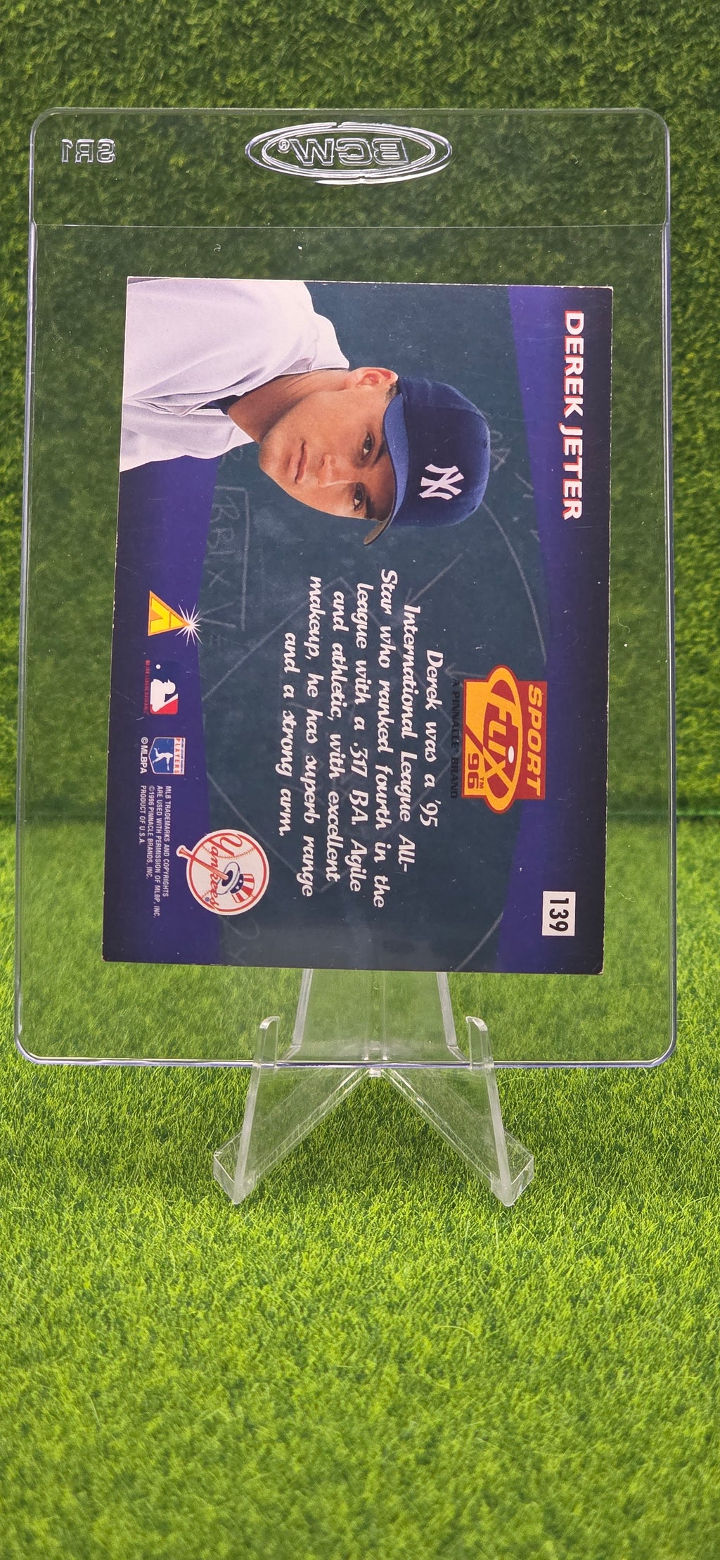 1996 Sportflix - Derek Jeter #139 (RC)