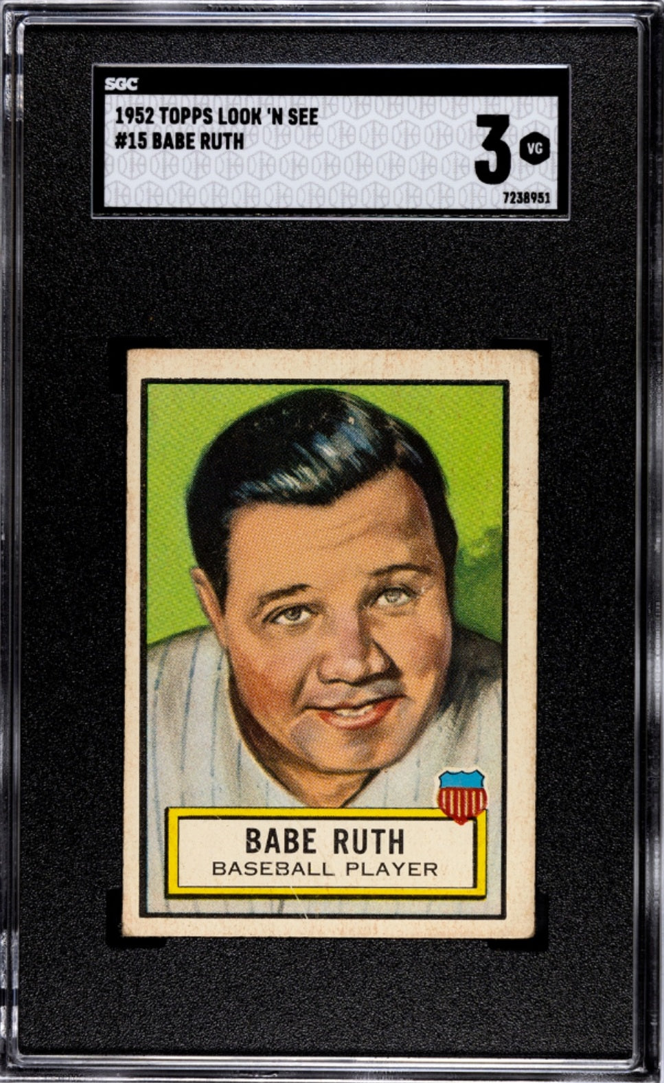 1952 Topps Babe Ruth - Look 'N See #15