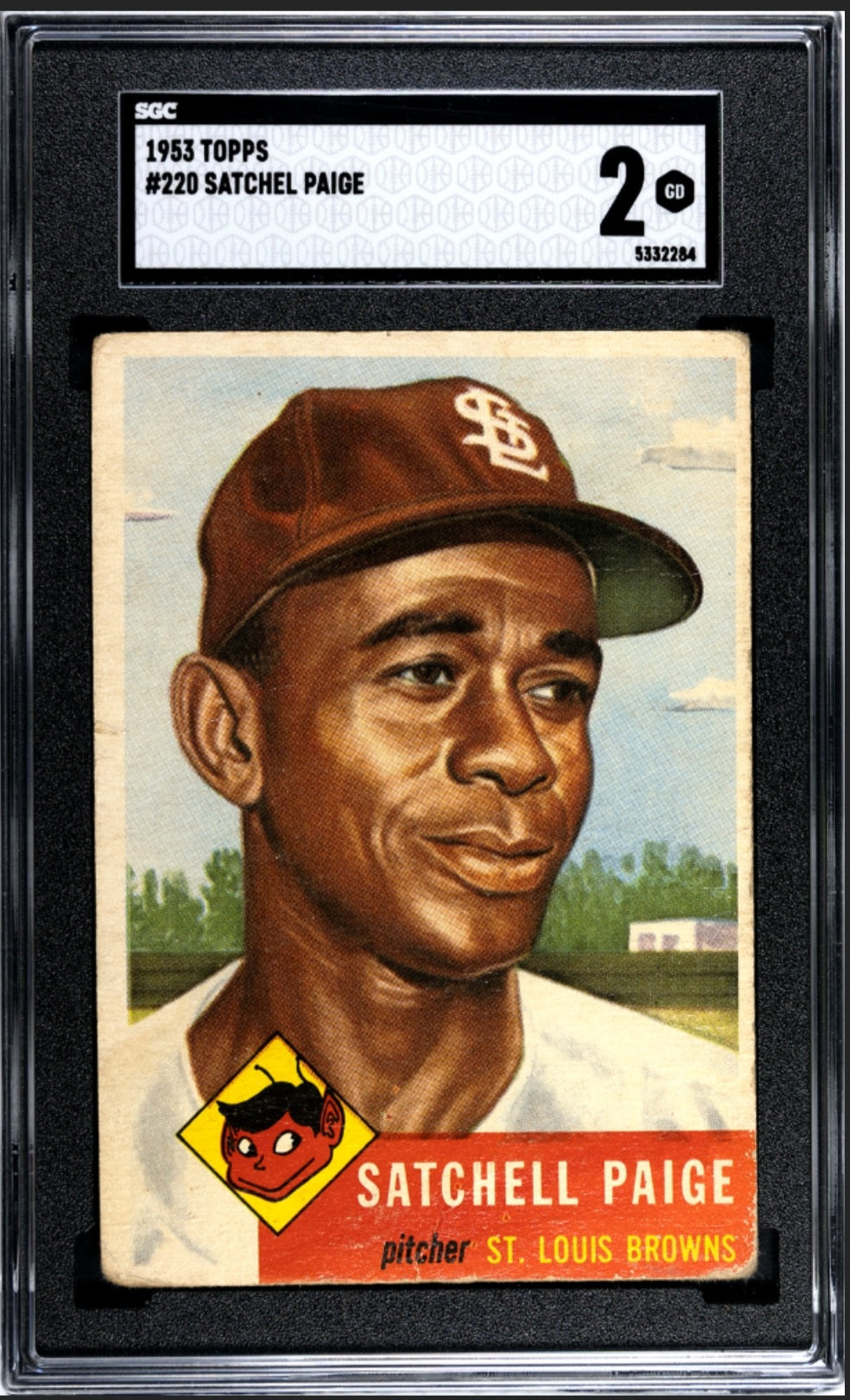 1953 Topps Satchel Paige #220