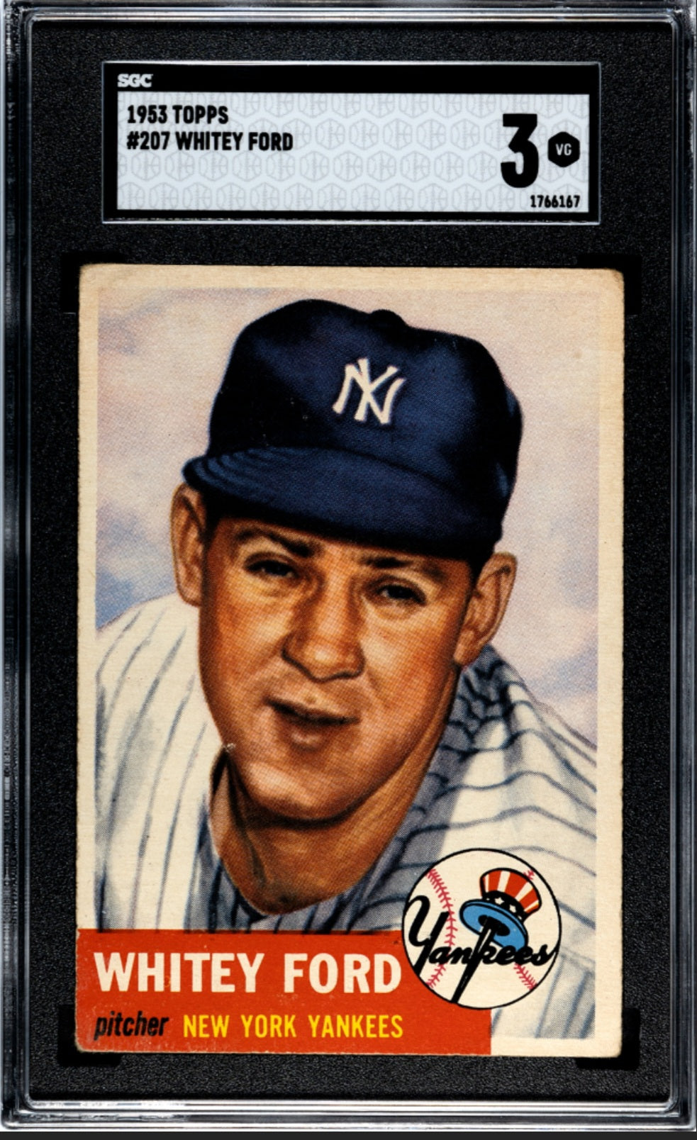 1953 Topps Whitey Ford #207