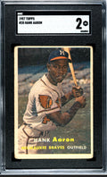 1957 Topps Hank Aaron #20