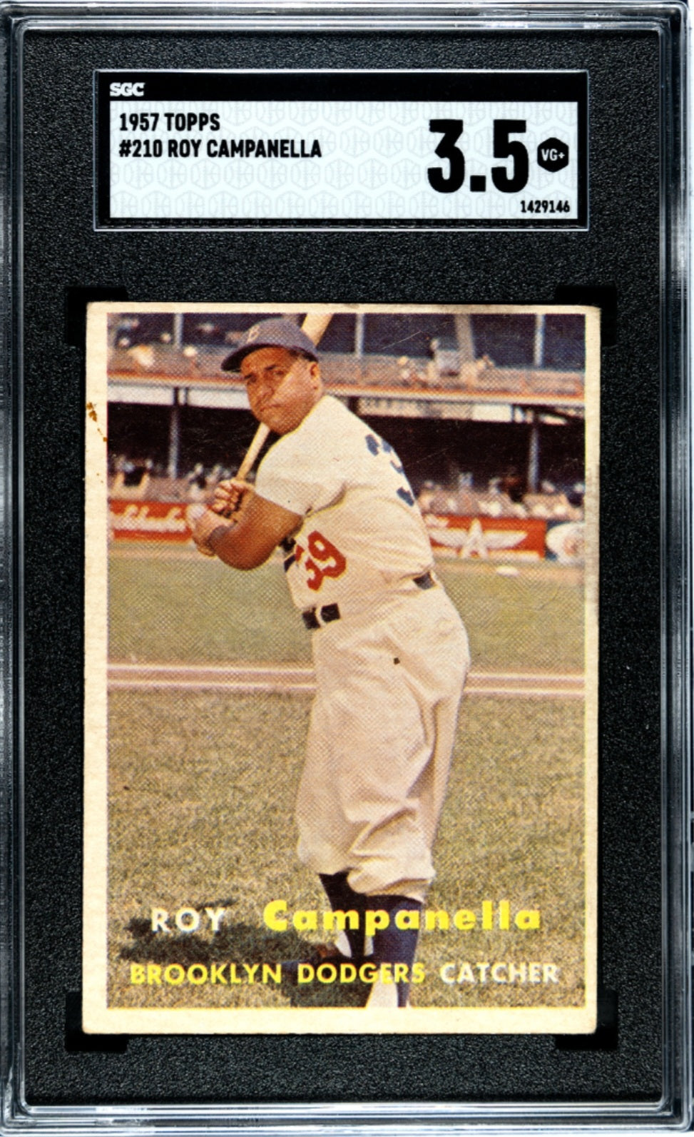 1957 Topps Roy Campanella #210
