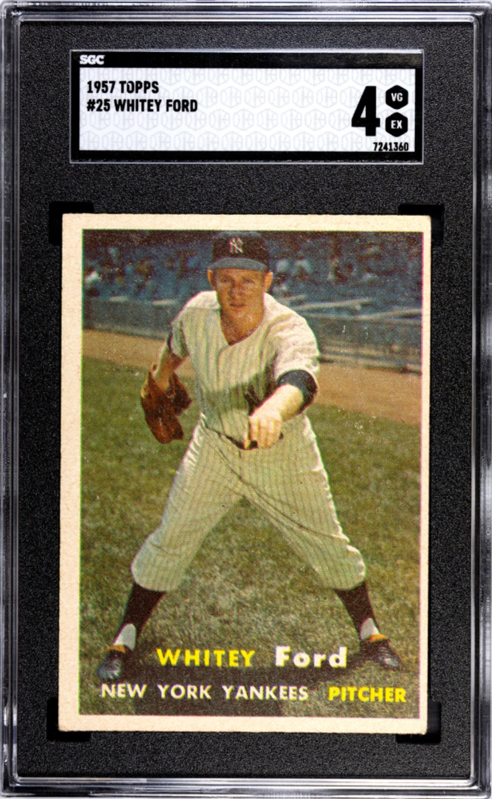 1957 Topps Whitey Ford #25