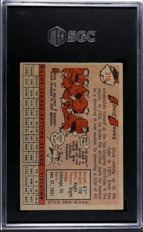 1958 Topps Ernie Banks #310