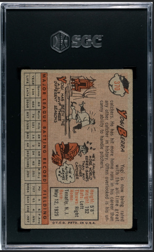 1958 Topps Yogi Berra #370