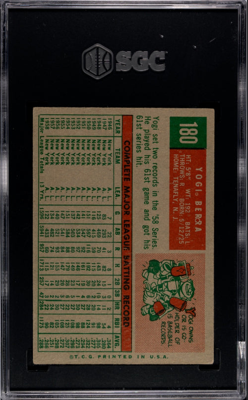 1959 Topps Yogi Berra #180