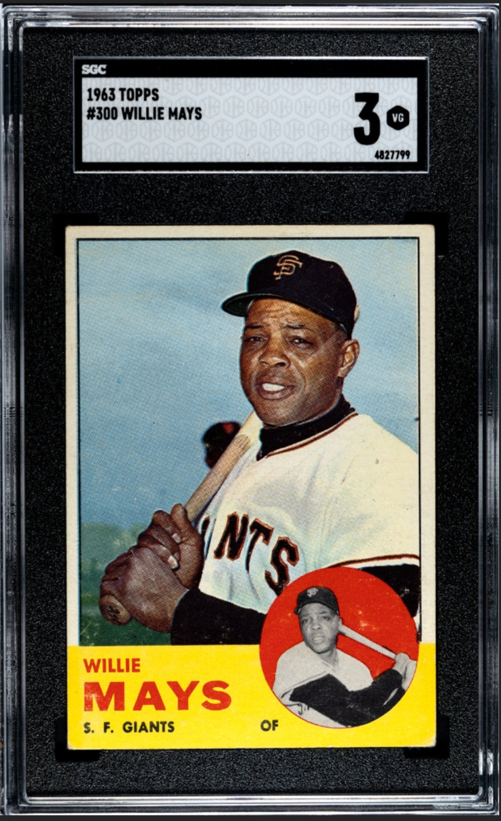 1963 Topps Willie Mays #300