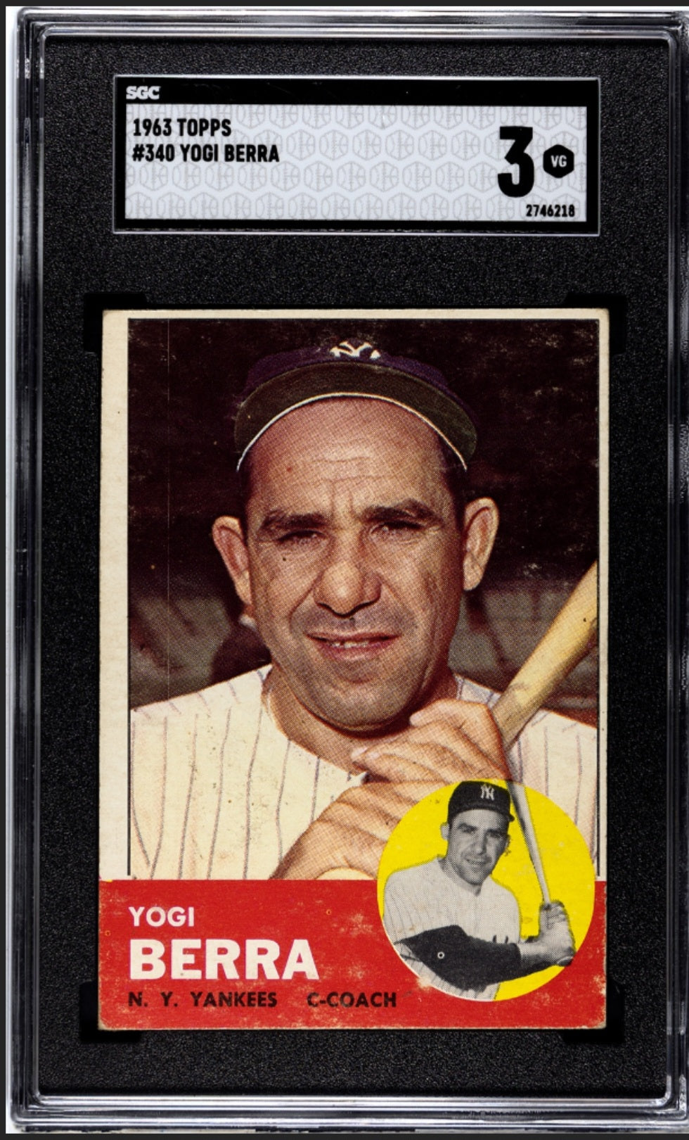 1963 Topps Yogi Berra #340