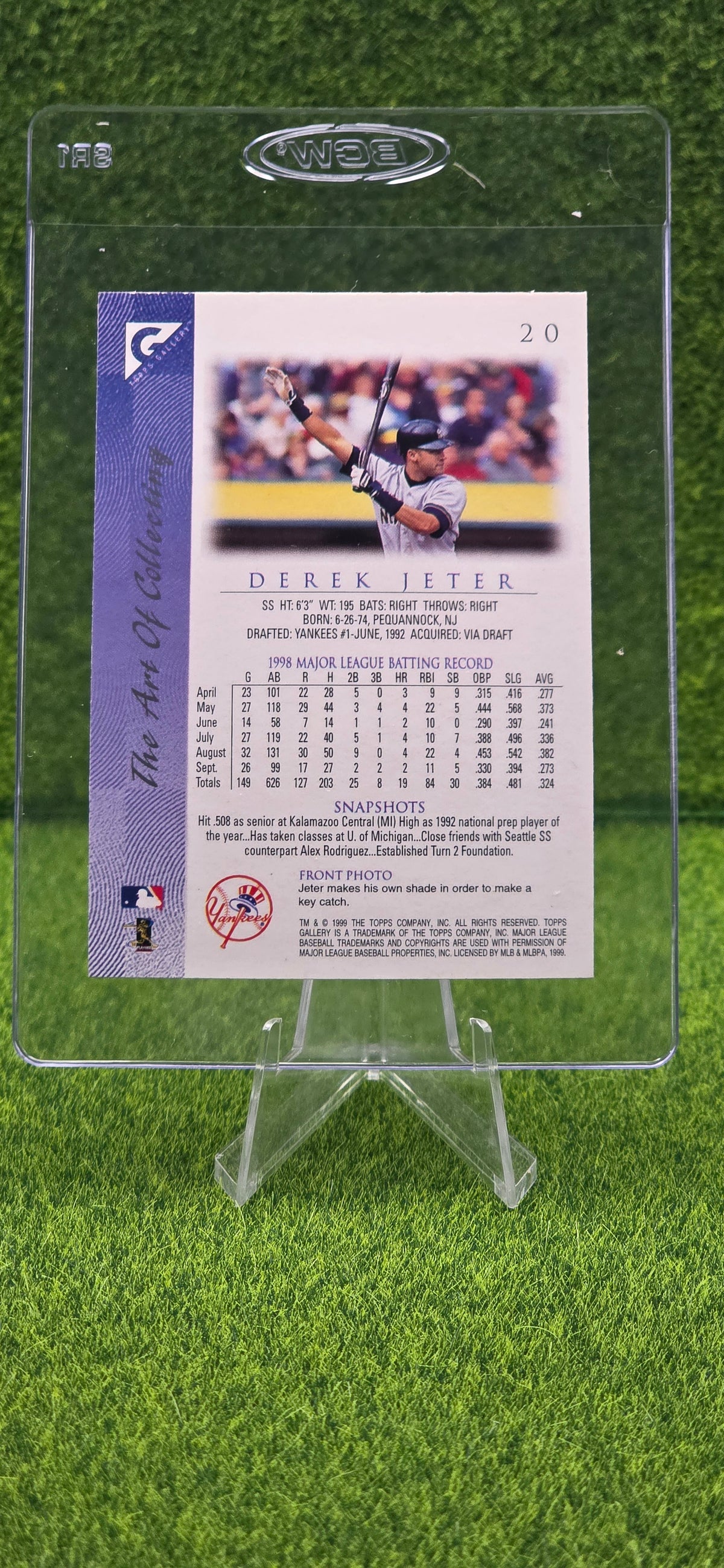 1999 Topps Gallery - Derek Jeter #20