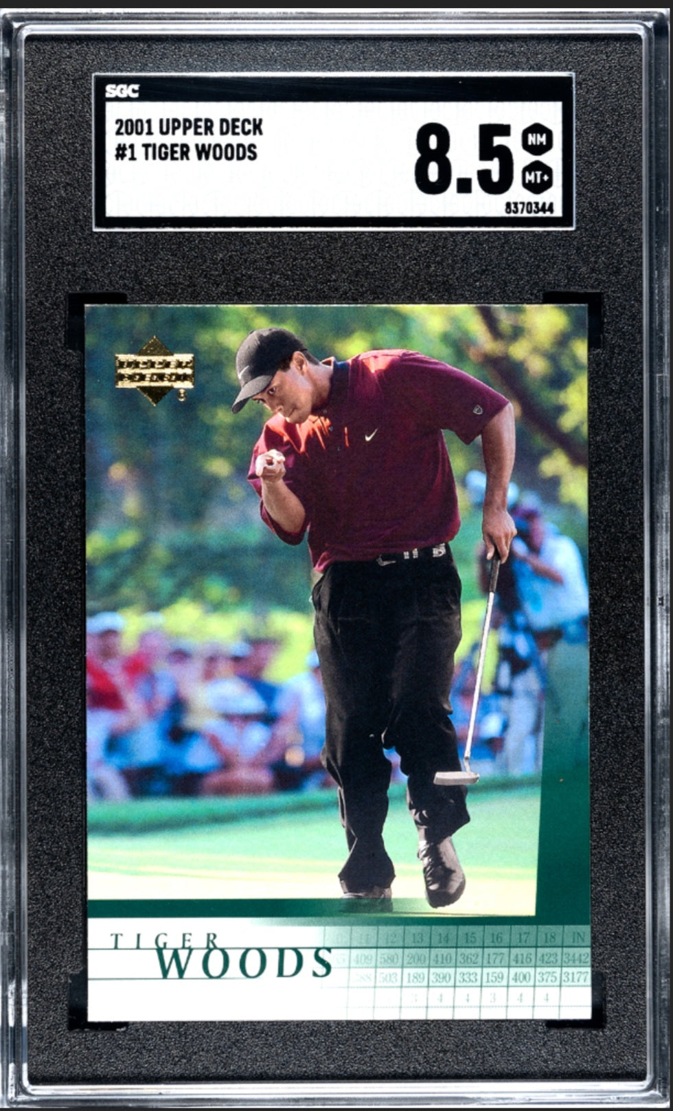 2001 Upper Deck Tiger Woods #1