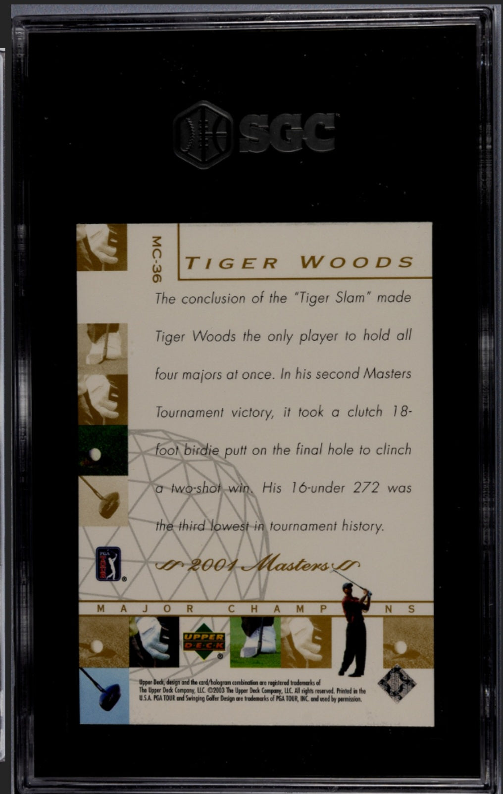 2003 Upper Deck Tiger Woods - Major Champions #MC-36