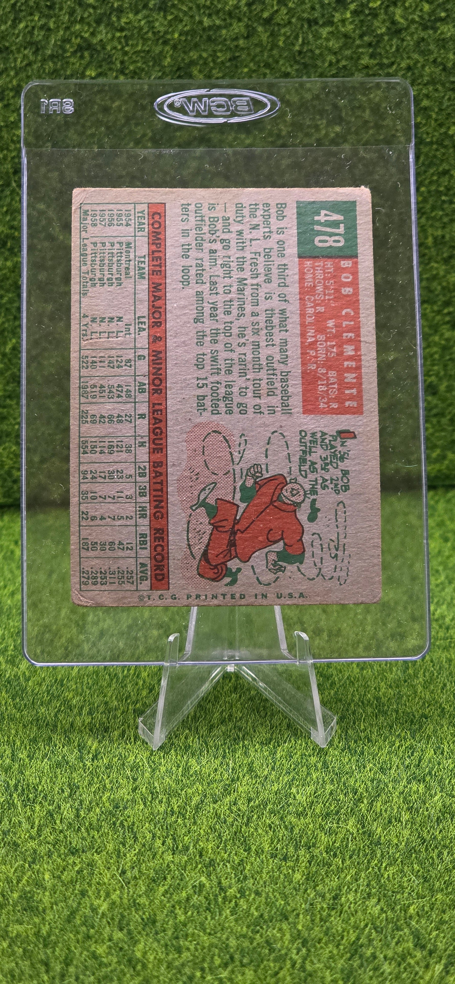 1959 Topps - Roberto Clemente #478