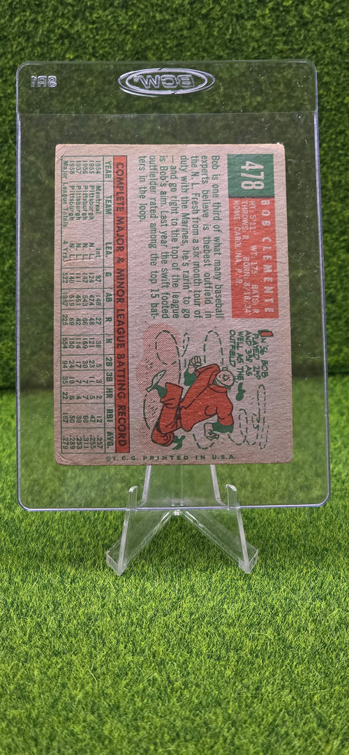 1959 Topps - Roberto Clemente #478
