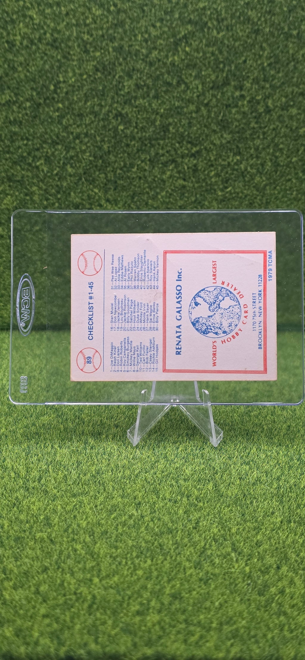 1979 TCMA Renata Galasso Series 2 - Lou Gehrig, Joe DiMaggio, Jimmie Foxx and more #89