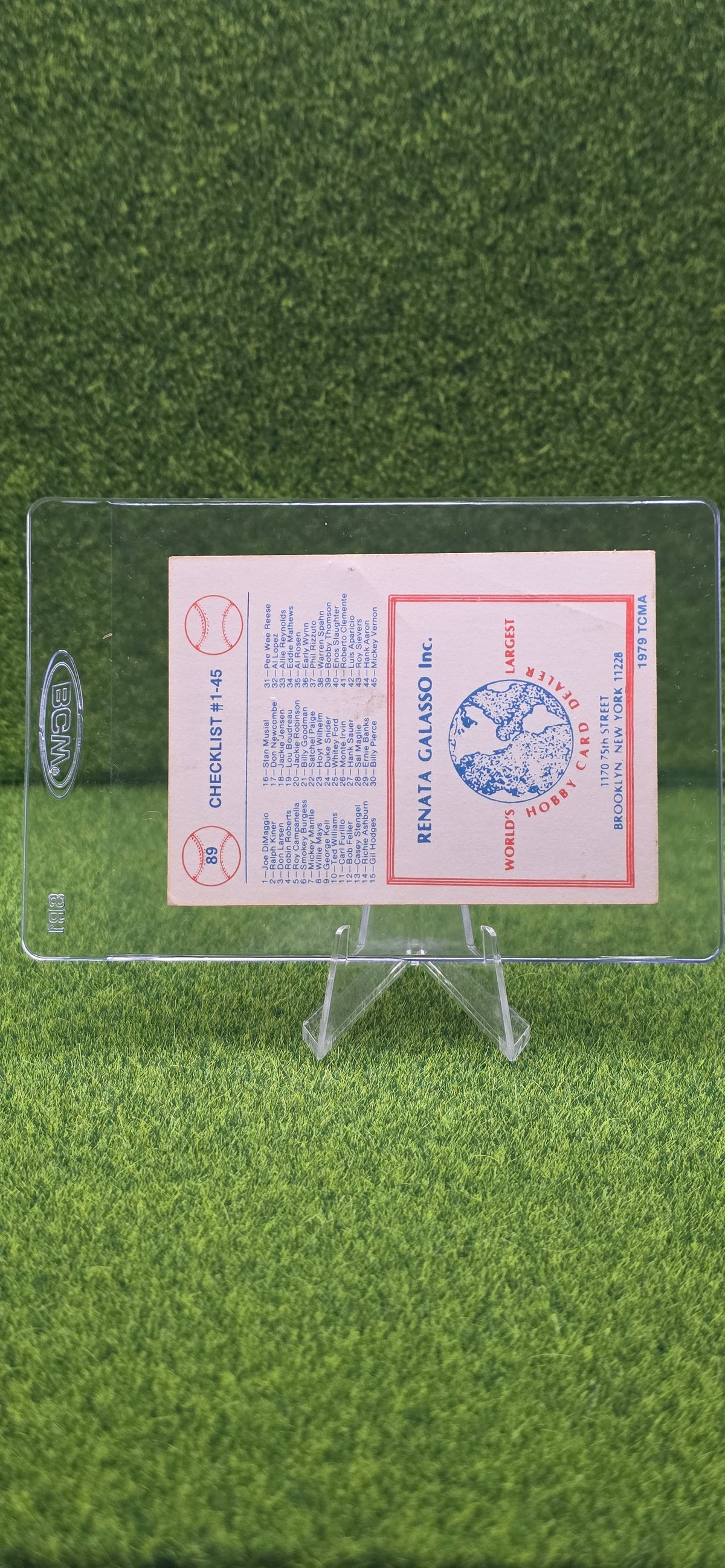 1979 TCMA Renata Galasso Series 2 - Lou Gehrig, Joe DiMaggio, Jimmie Foxx and more #89