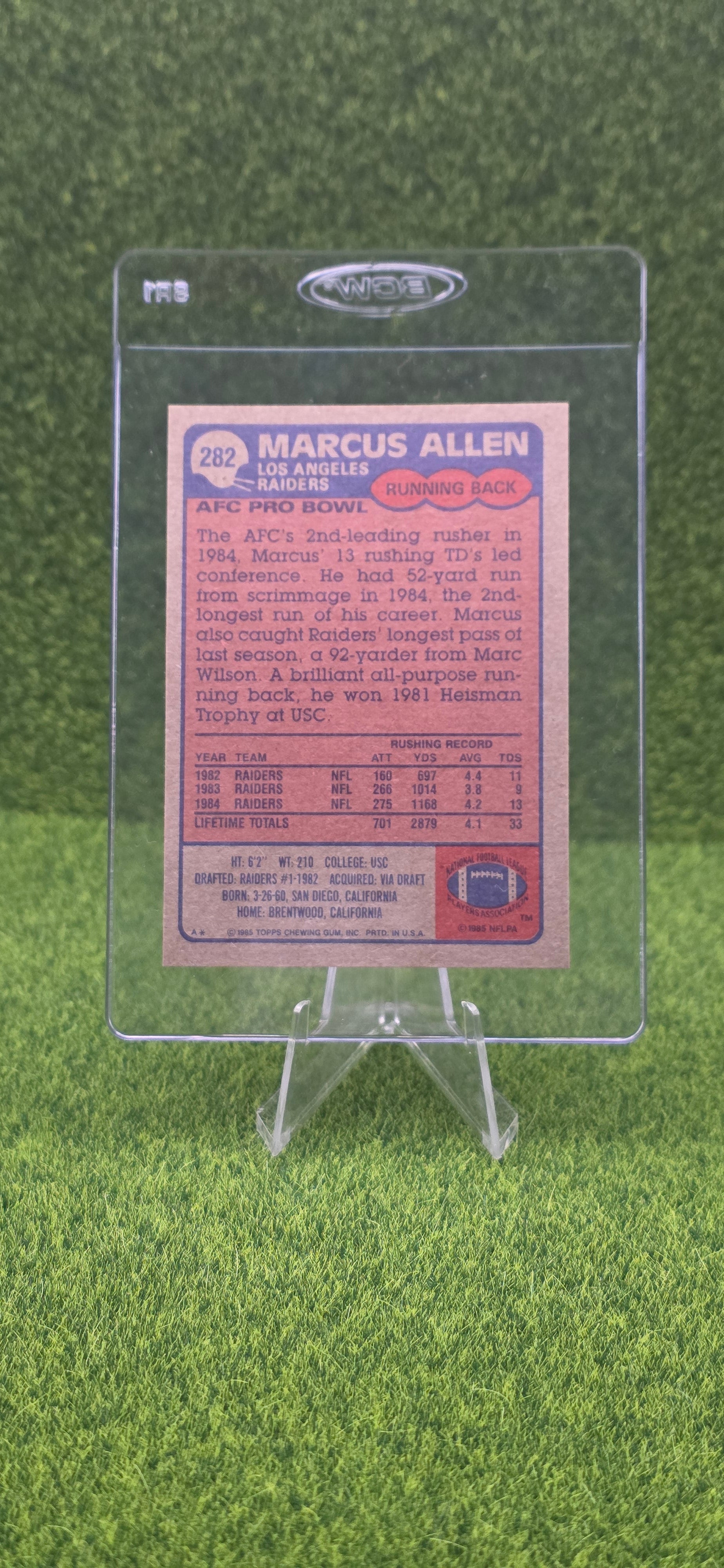 1985 Topps - Marcus Allen #282