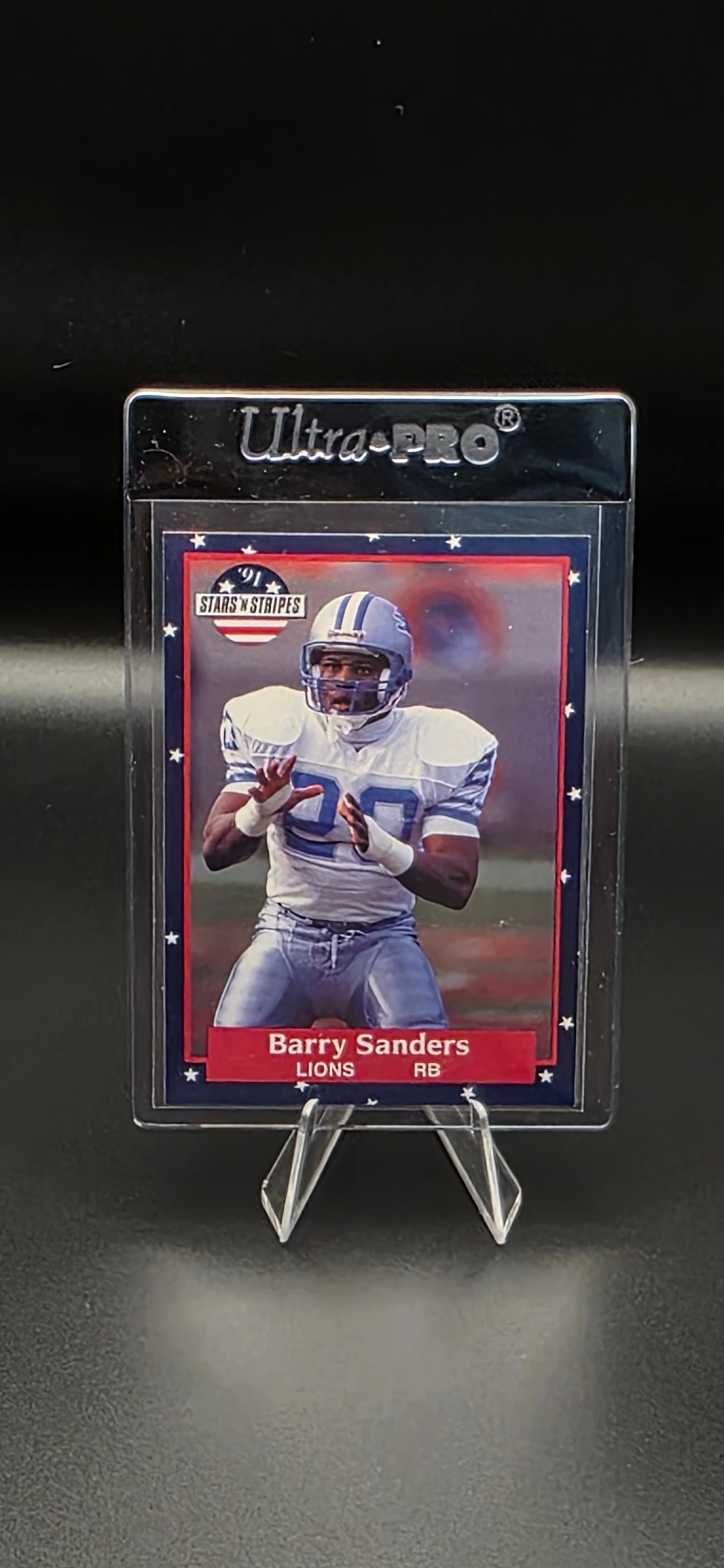 1991 Fleer Barry Sanders Stars & Stripes #73