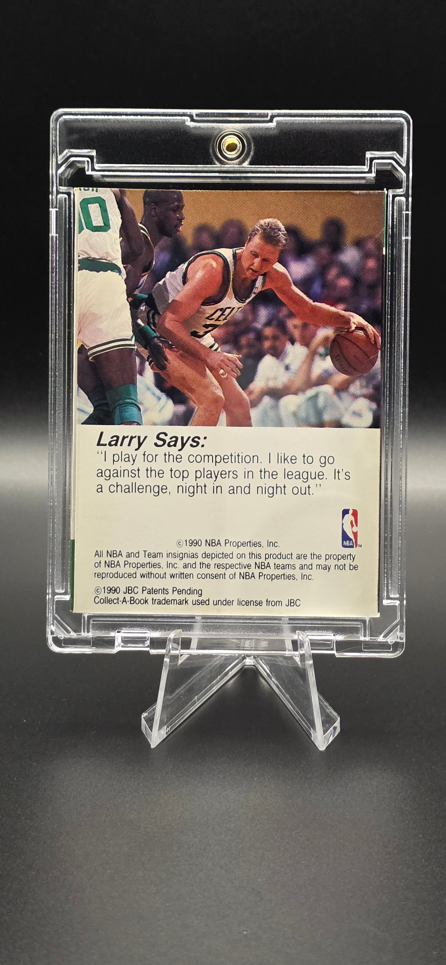 1990-91 NBA Hoops Collect-A-Books - Larry Bird