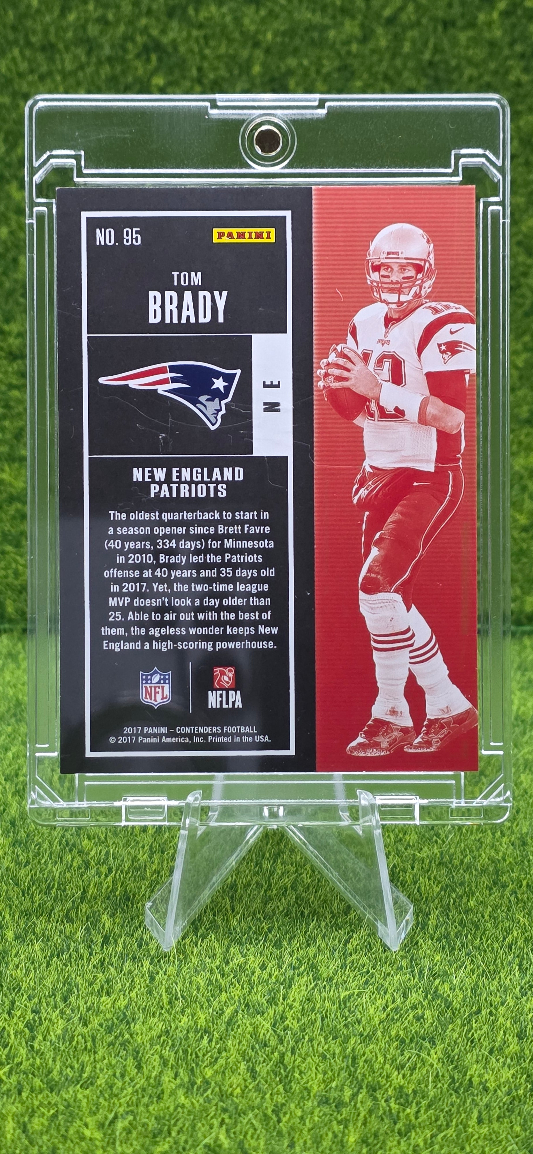 2017 Panini Contenders - Season Ticket Tom Brady #95