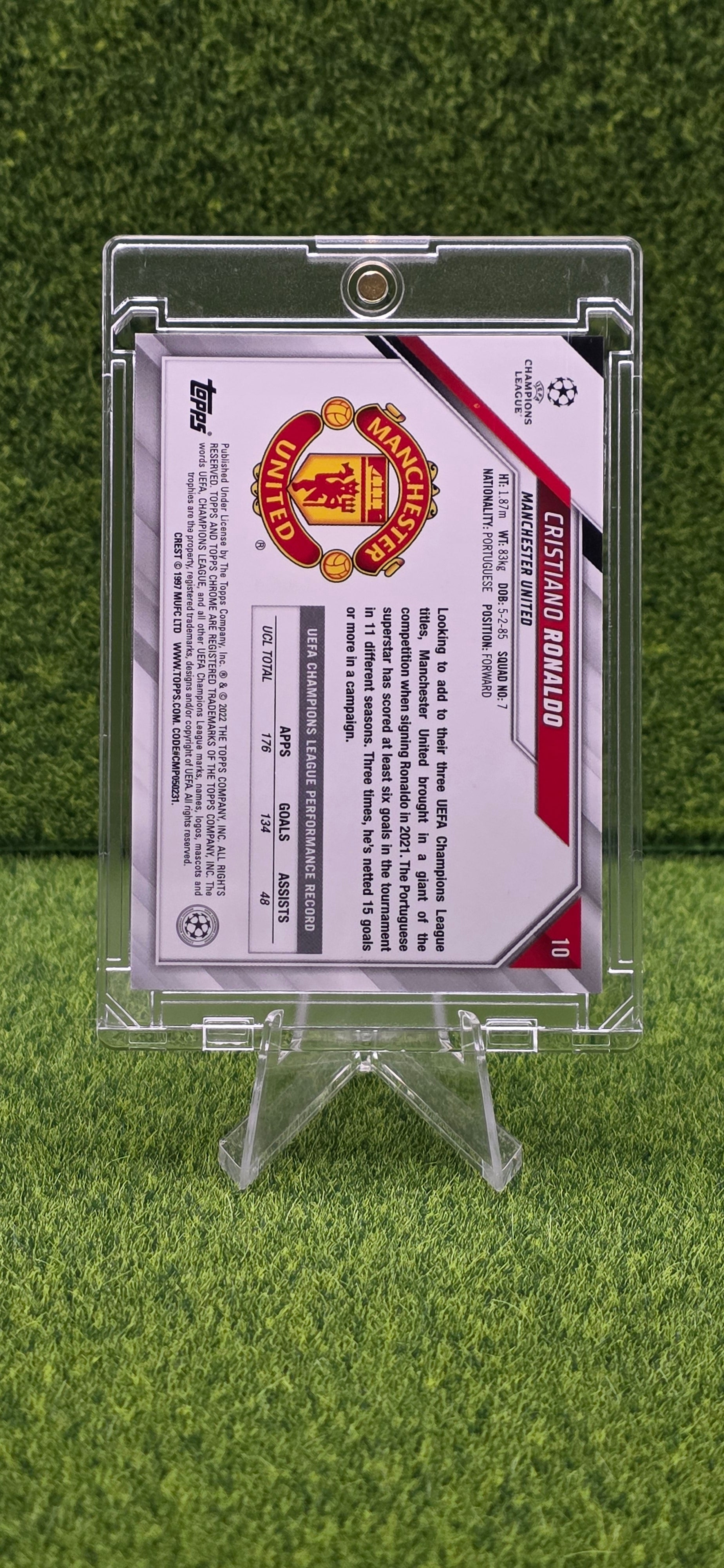2021-22 Topps Chrome UEFA Champions League - Cristiano Ronaldo #10