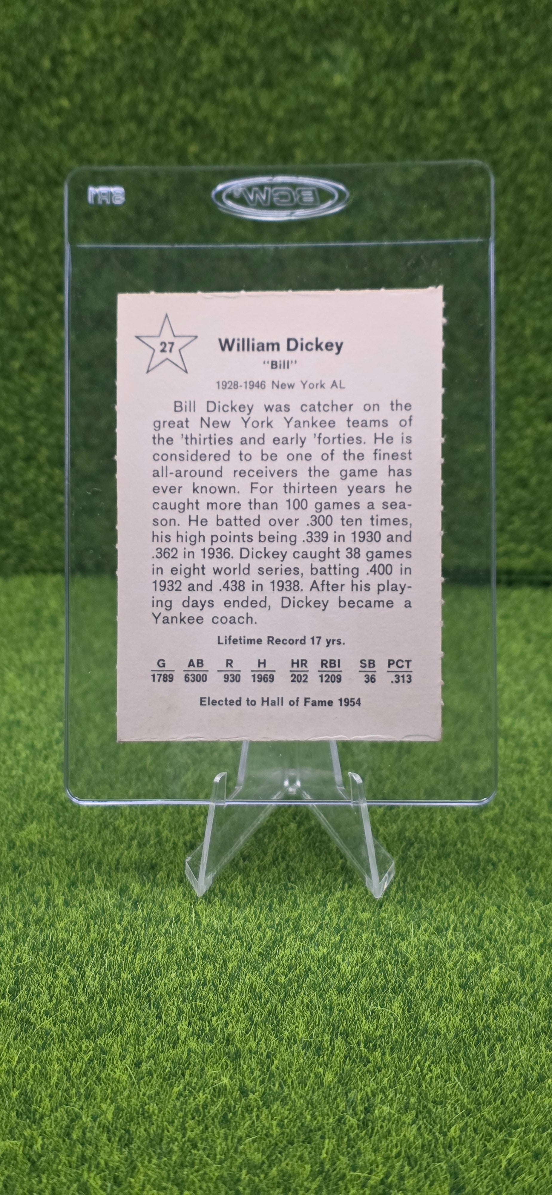 1961 Golden Press - Bill Dickey #27