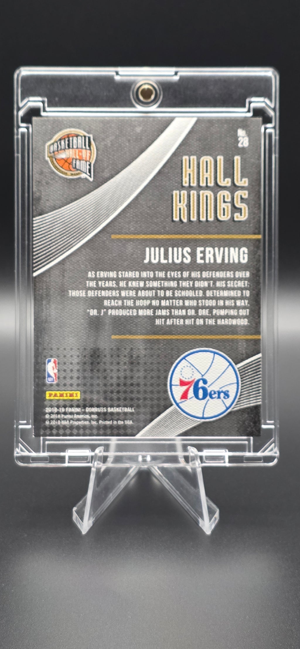 2018-19 Panini Donruss - Hall Kings Julius Erving #28