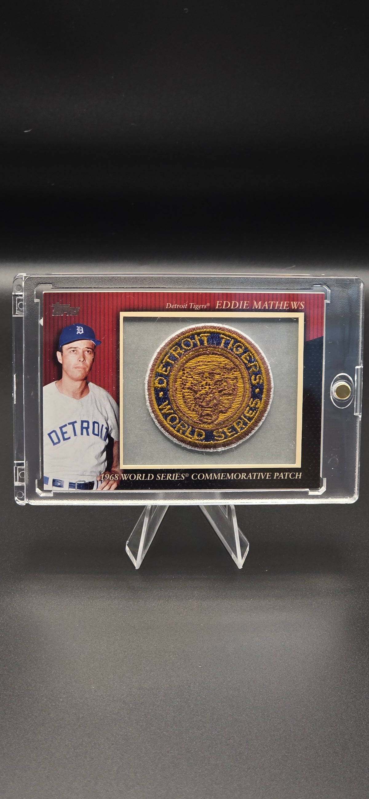 2010 Topps Eddie Mathews Commemorative Patch #MCP69