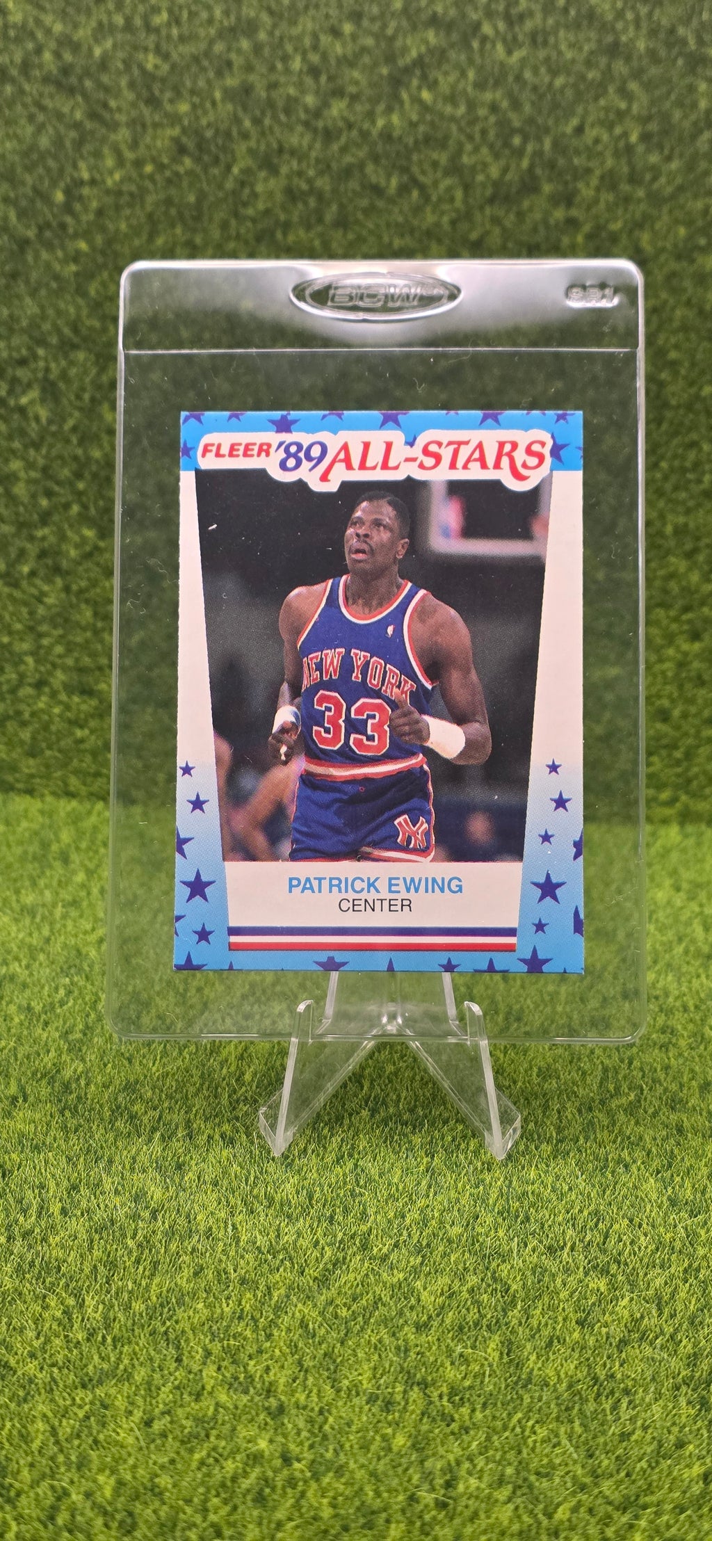 1989-90 Fleer All-Stars Sticker - Patrick Ewing #7