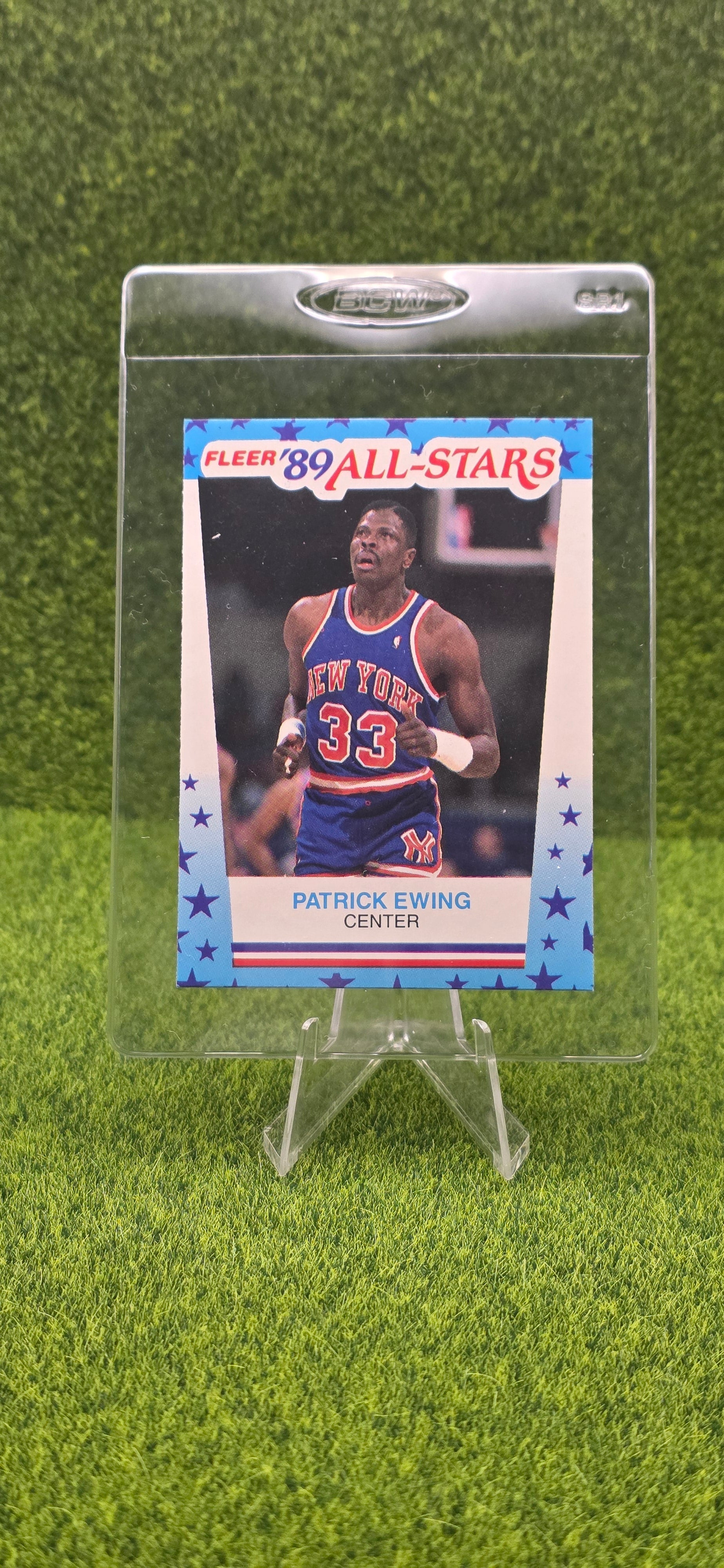 1989-90 Fleer All-Stars Sticker - Patrick Ewing #7