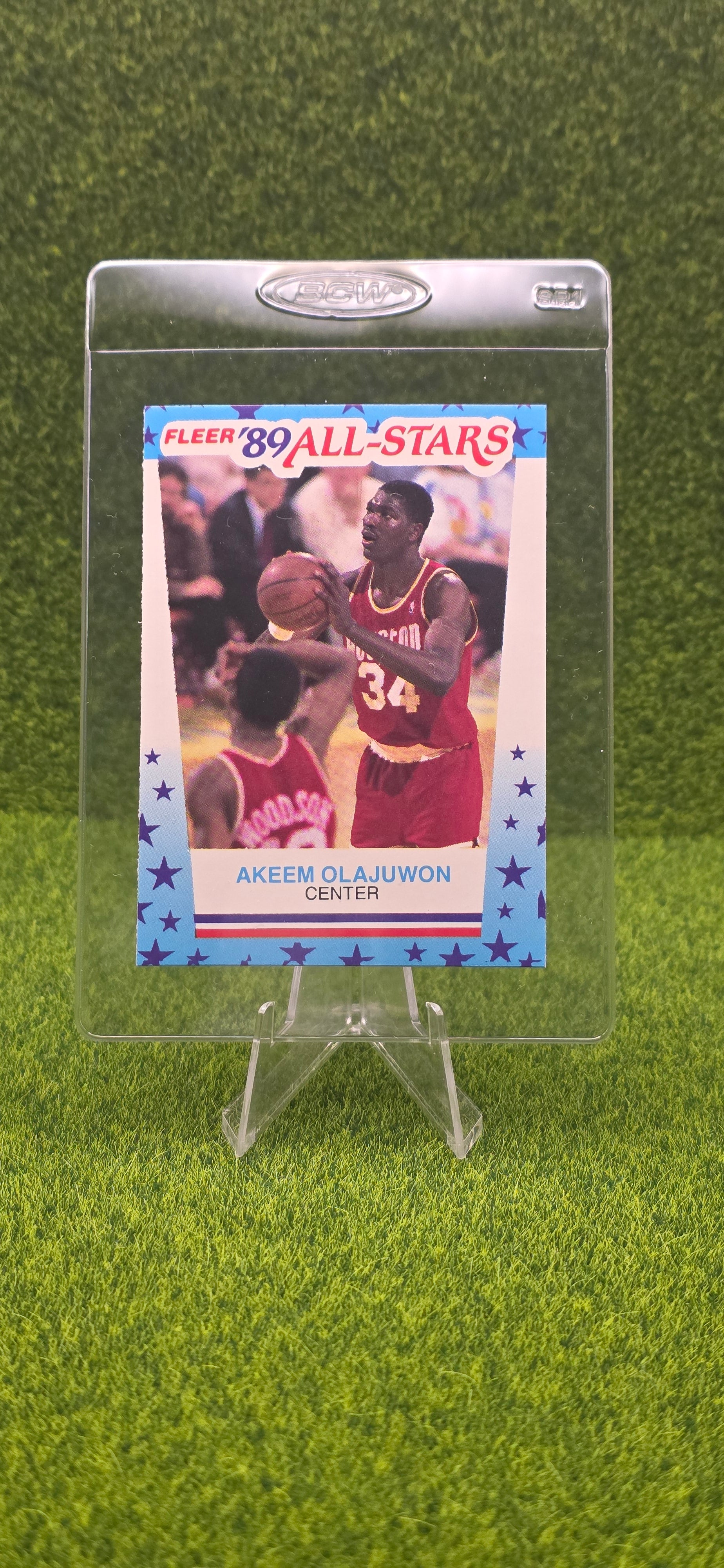 1989-90 Fleer All-Stars Sticker - Hakeem Olajuwon #2