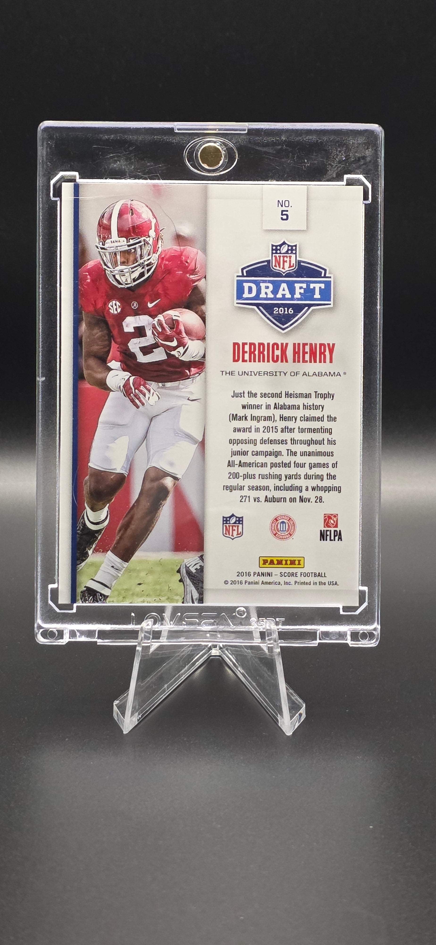 2016 Score - NFL Draft Gold Derrick Henry #5 (RC)