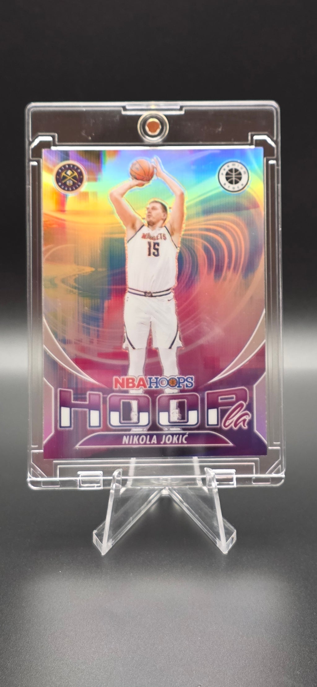 2023-24 Panini NBA Hoops Premium Stock - Hoopla Nikola Jokic #6 Silver Prizm