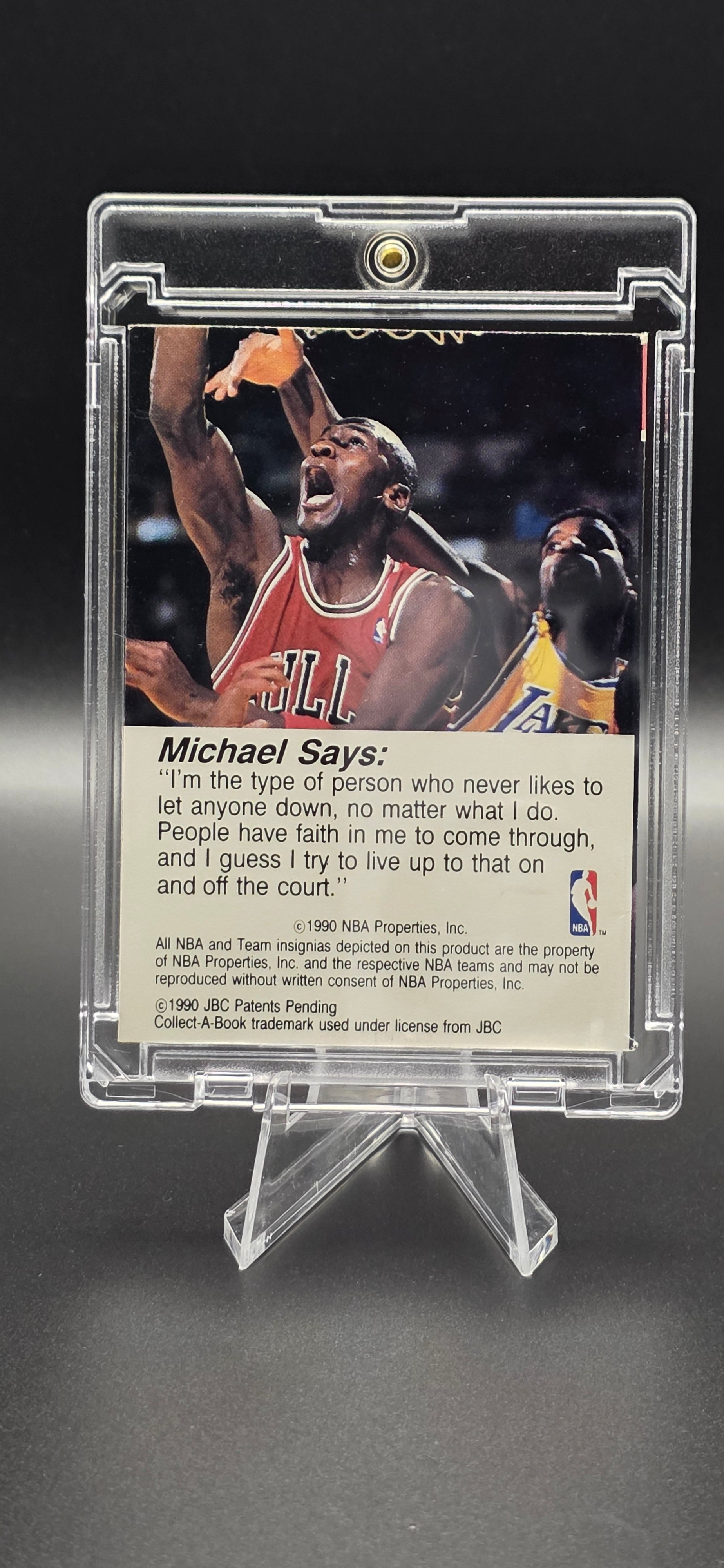 1990-91 NBA Hoops Collect-A-Books - Michael Jordan