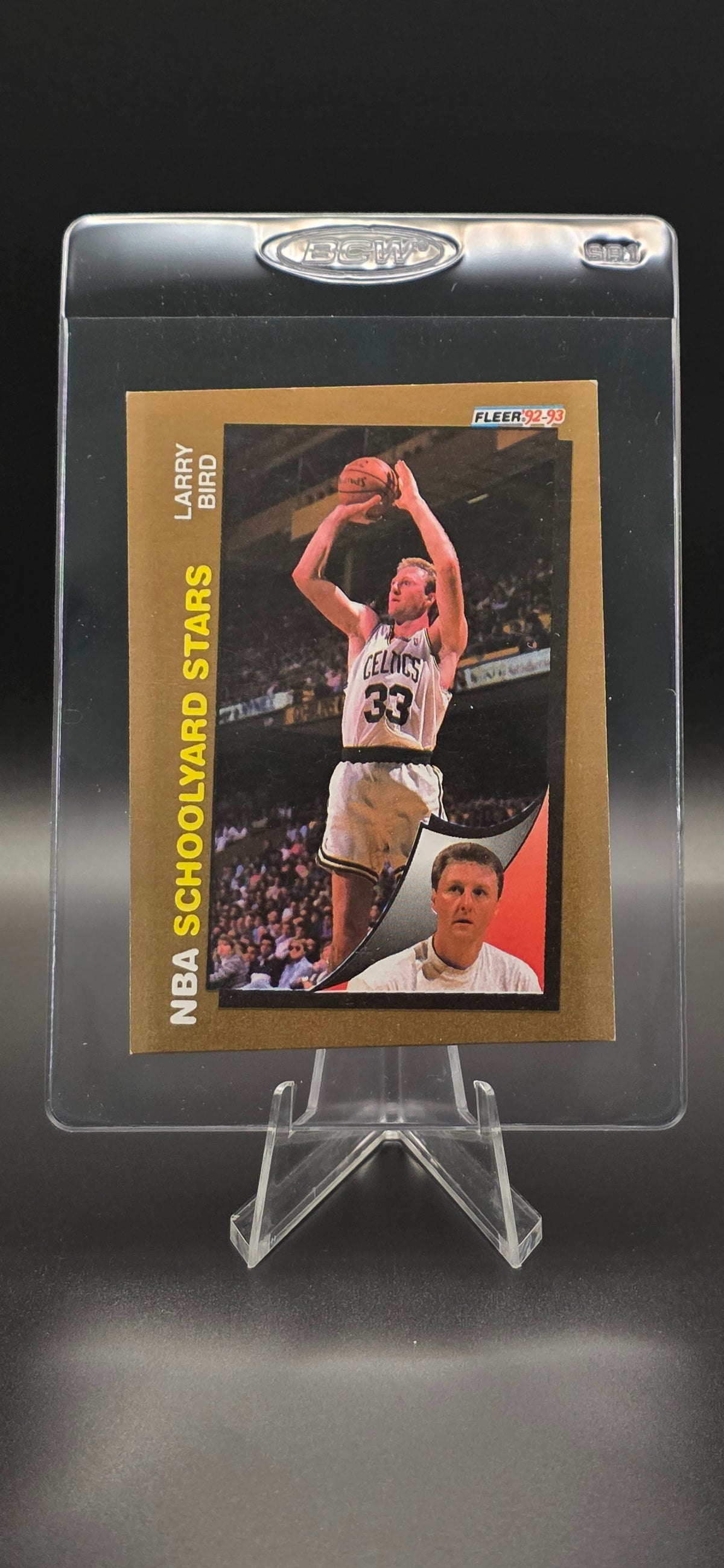 1992-93 Fleer - Schoolyard Stars Larry Bird #256