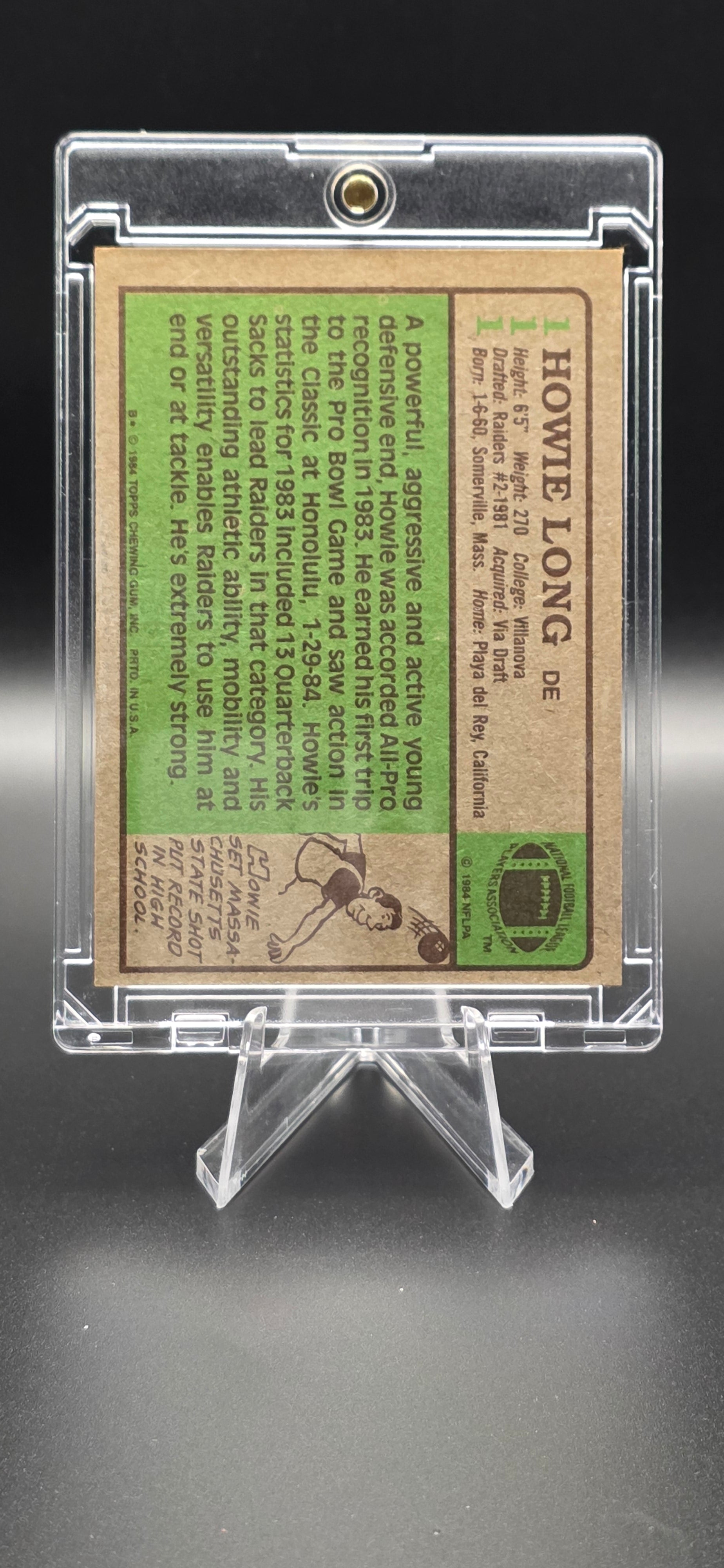 1984 Topps - Howie Long #111 (RC)
