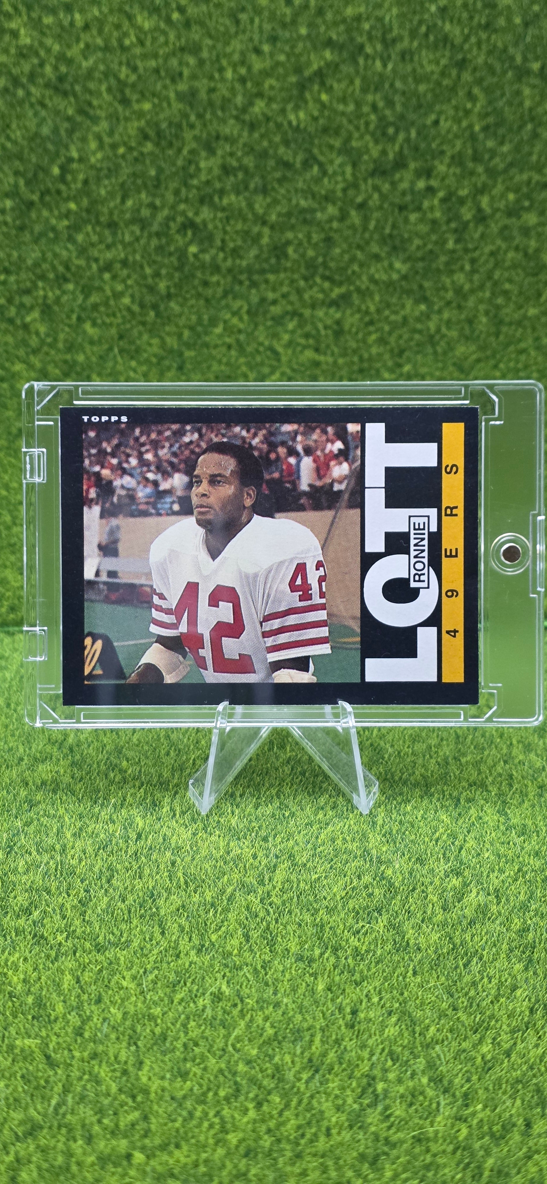 1985 Topps Ronnie Lott #156