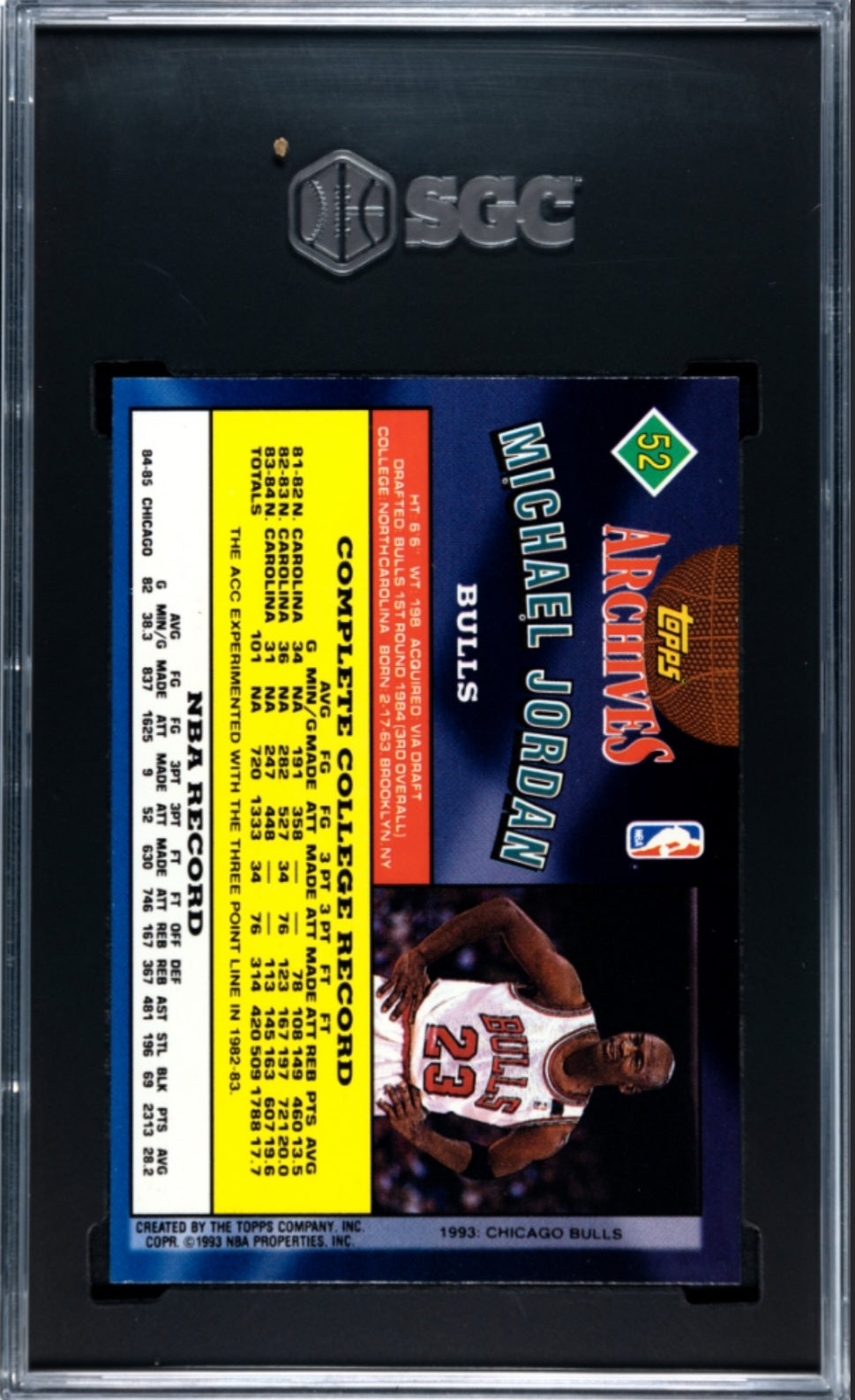 1992-93 Topps Archives - Michael Jordan #52