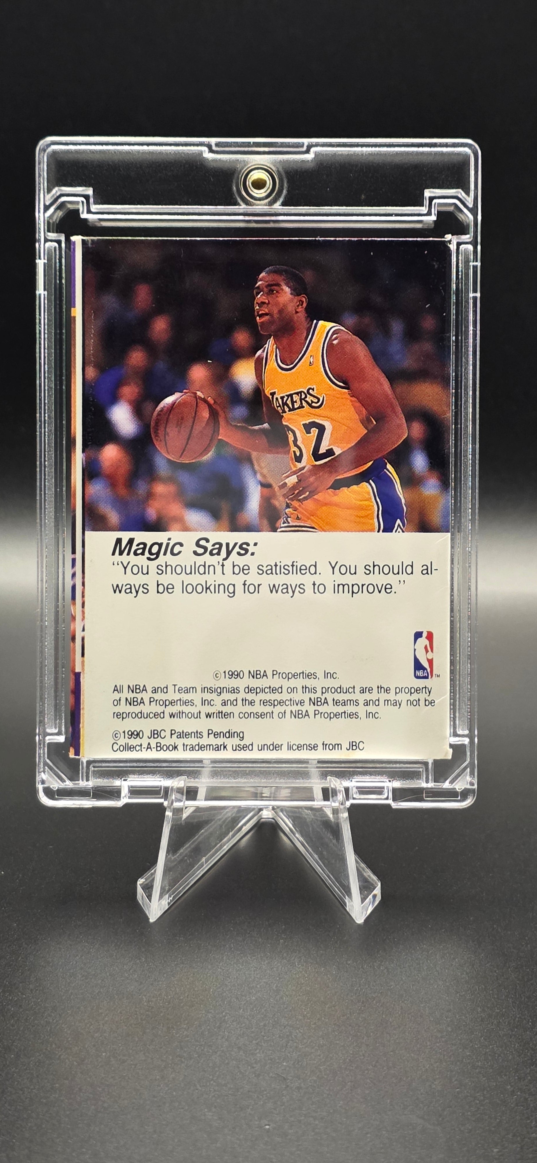 1990-91 NBA Hoops Collect-A-Books - Magic Johnson