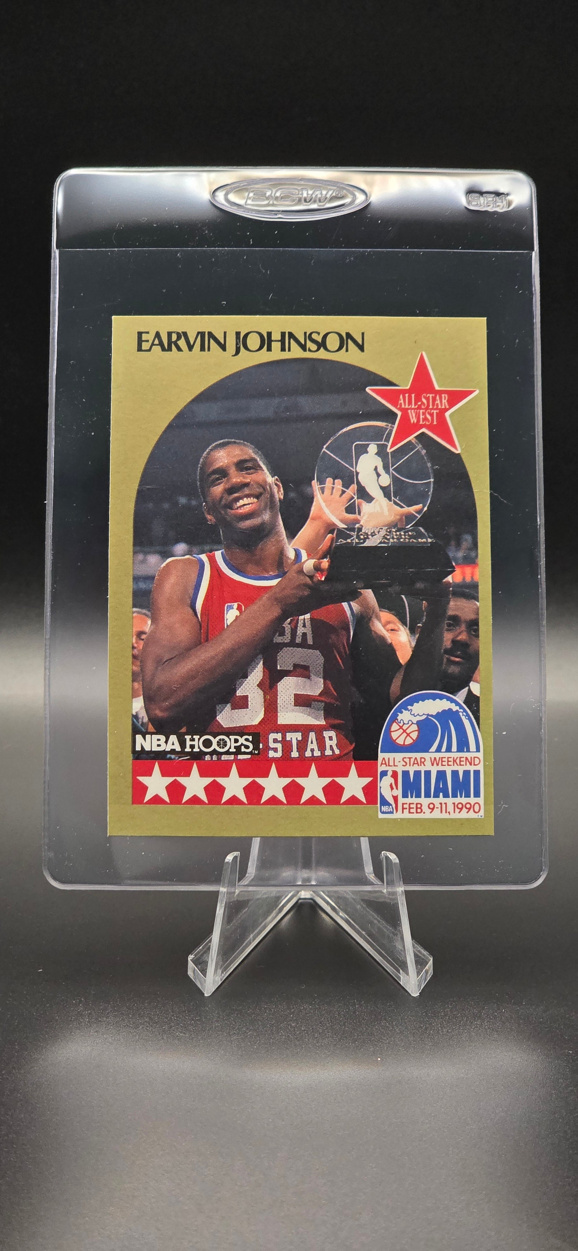 1990-91 NBA Hoops - All-Star Game Magic Johnson #18