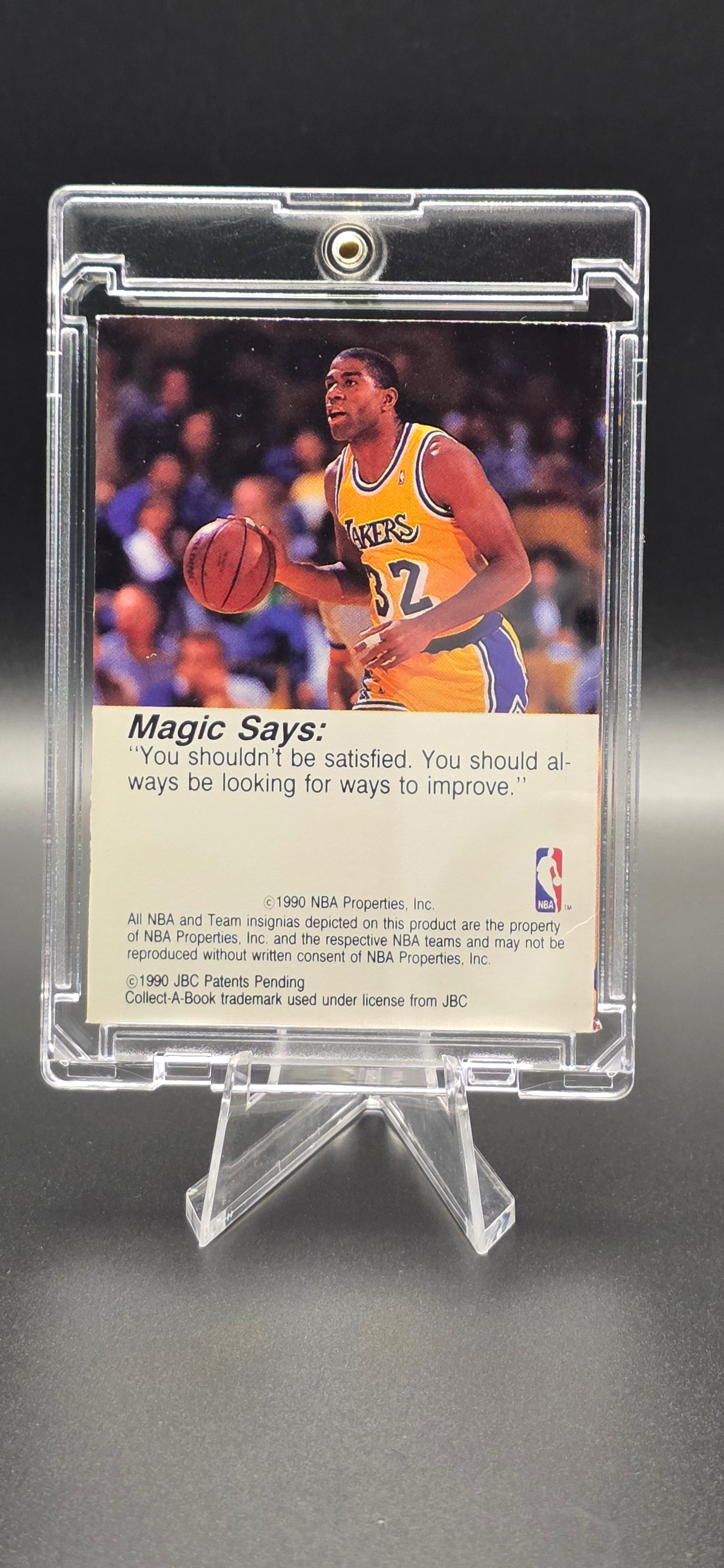 1990-91 NBA Hoops Collect-A-Books - Magic Johnson