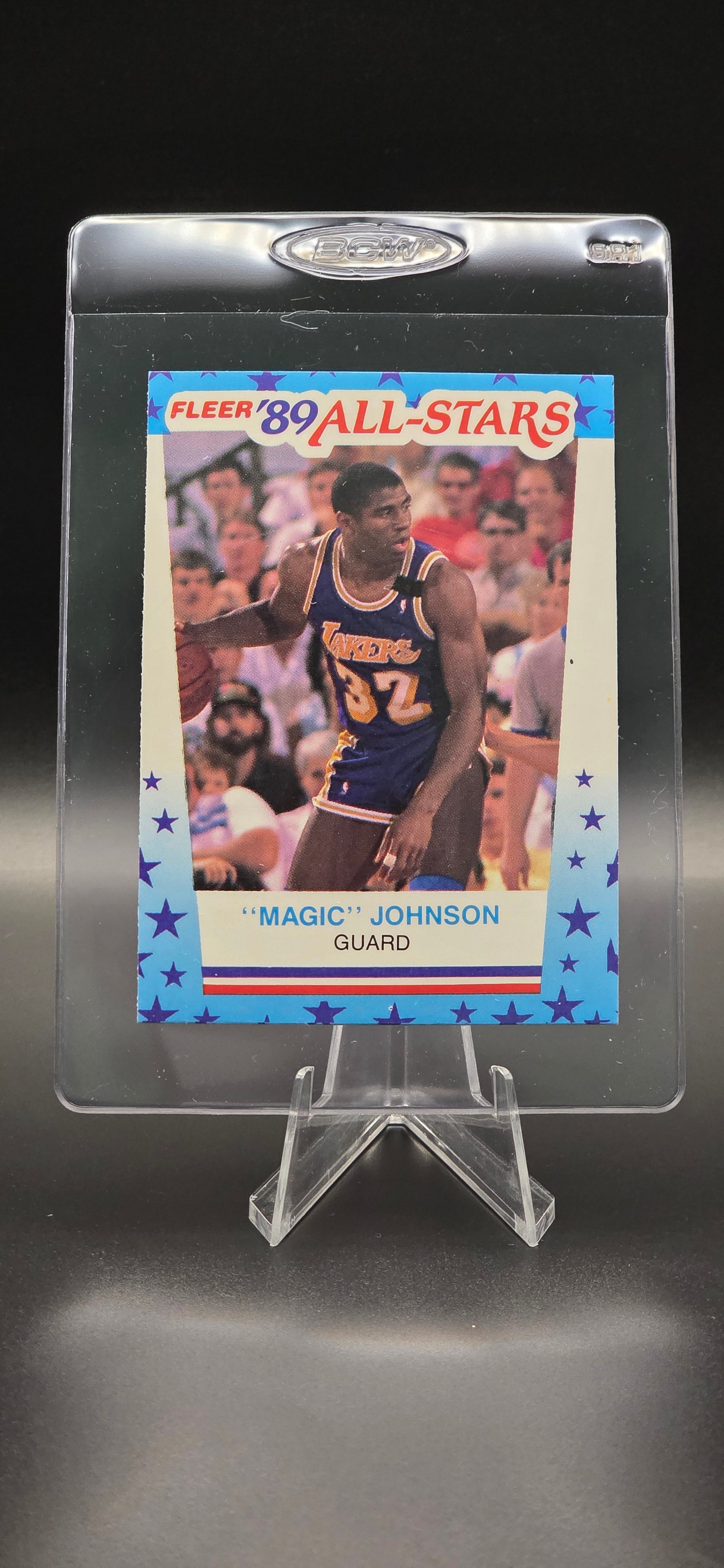 1989-90 Fleer - All-Stars Stickers Magic Johnson #5