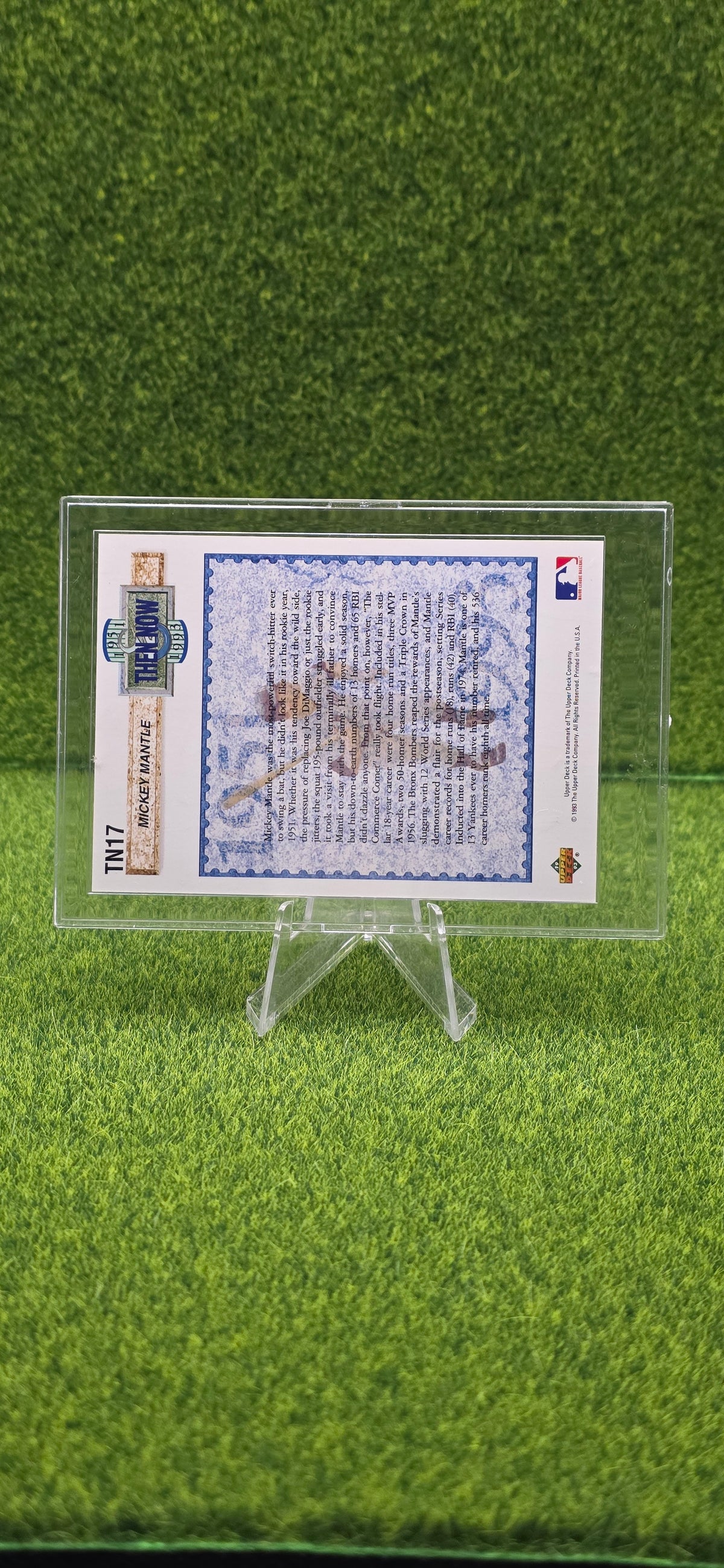 1993 Upper Deck - Then & Now Mickey Mantle #TN17