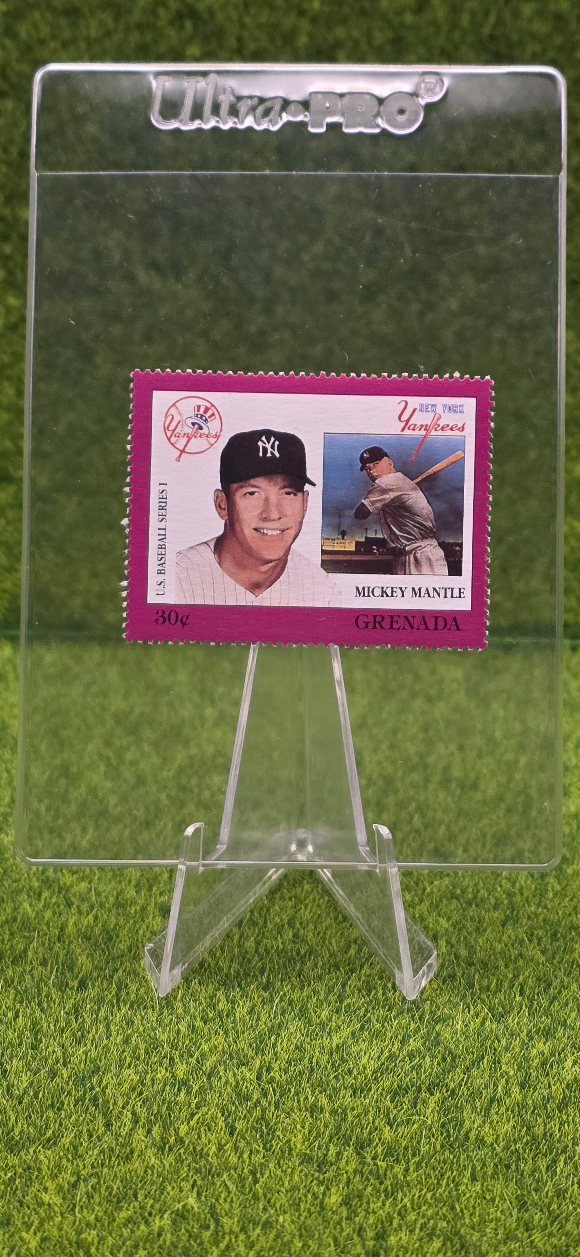 1988 Grenada MLB Stamps U.S. Series 1 - Mickey Mantle