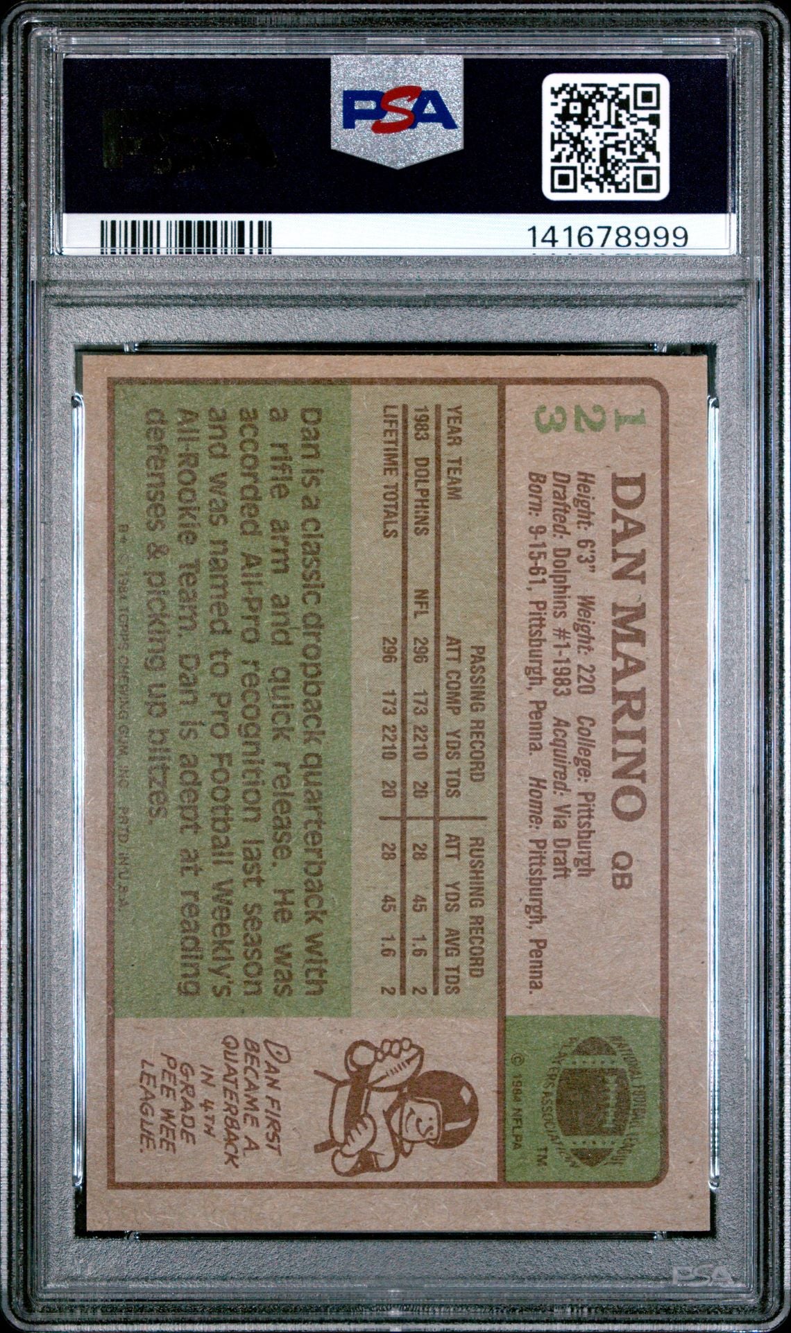 1984 Topps Dan Marino (RC)