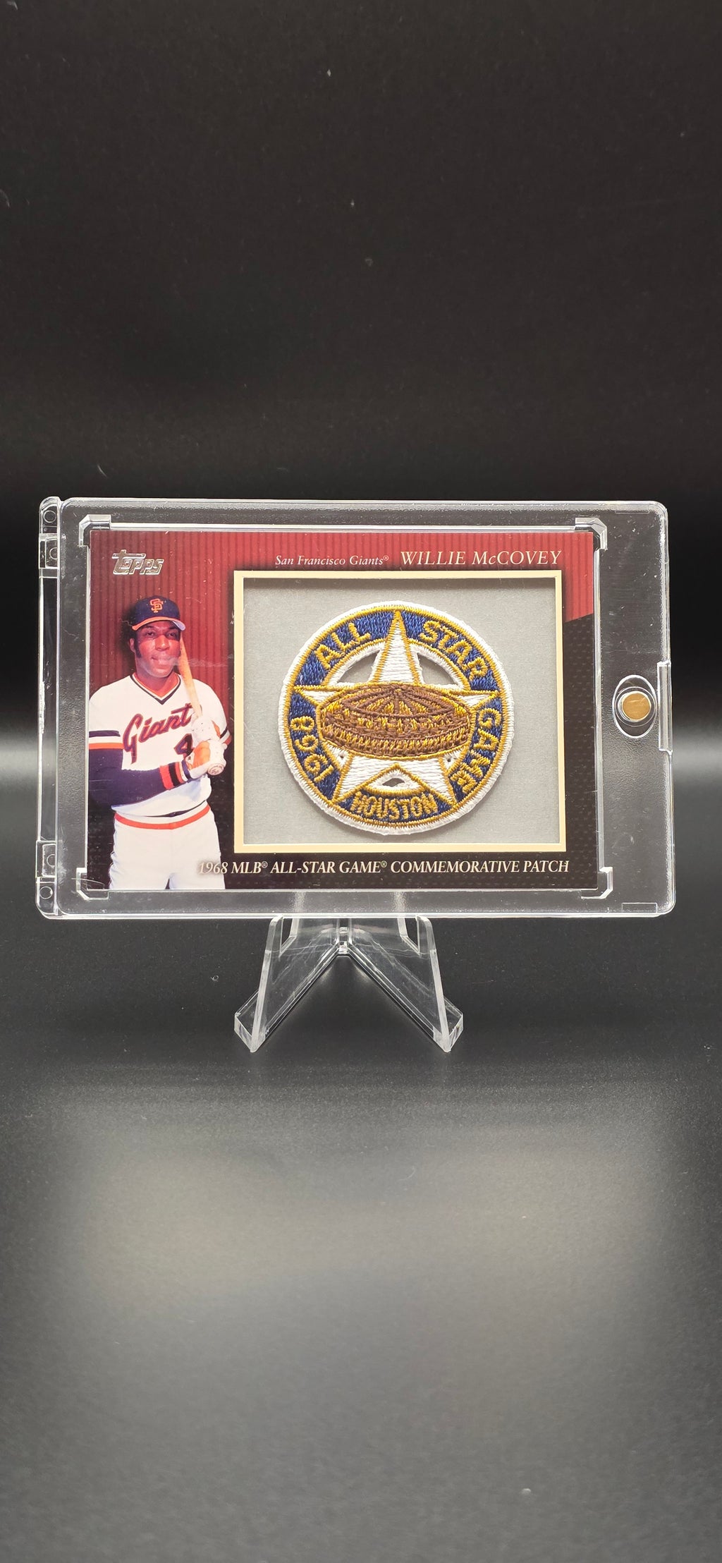 2010 Topps Manufactured Commemorative Patch Willie McCovey #MCP71