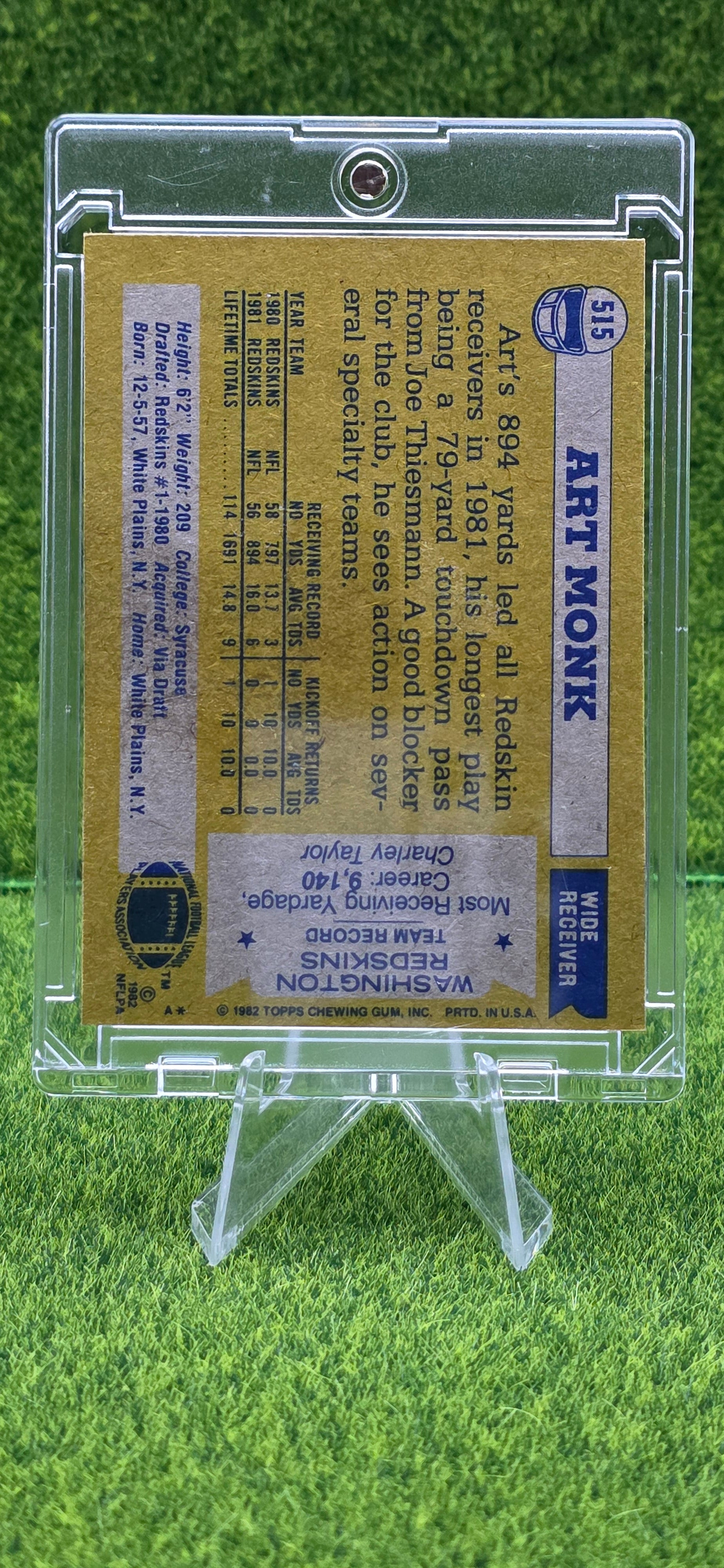 1982 Topps Art Monk #515