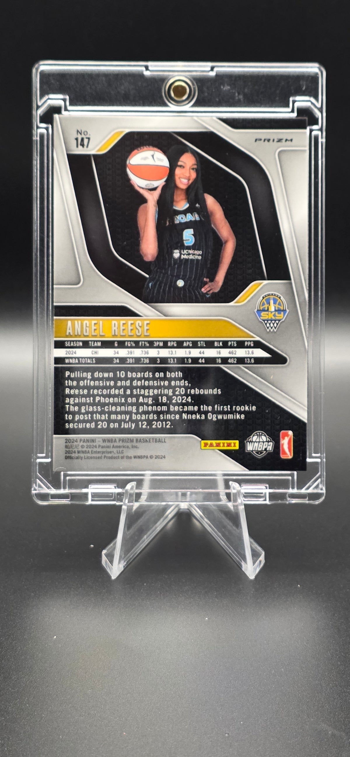 2024-25 Panini Blue Velocity Prizm - Angel Reese #147 (RC)