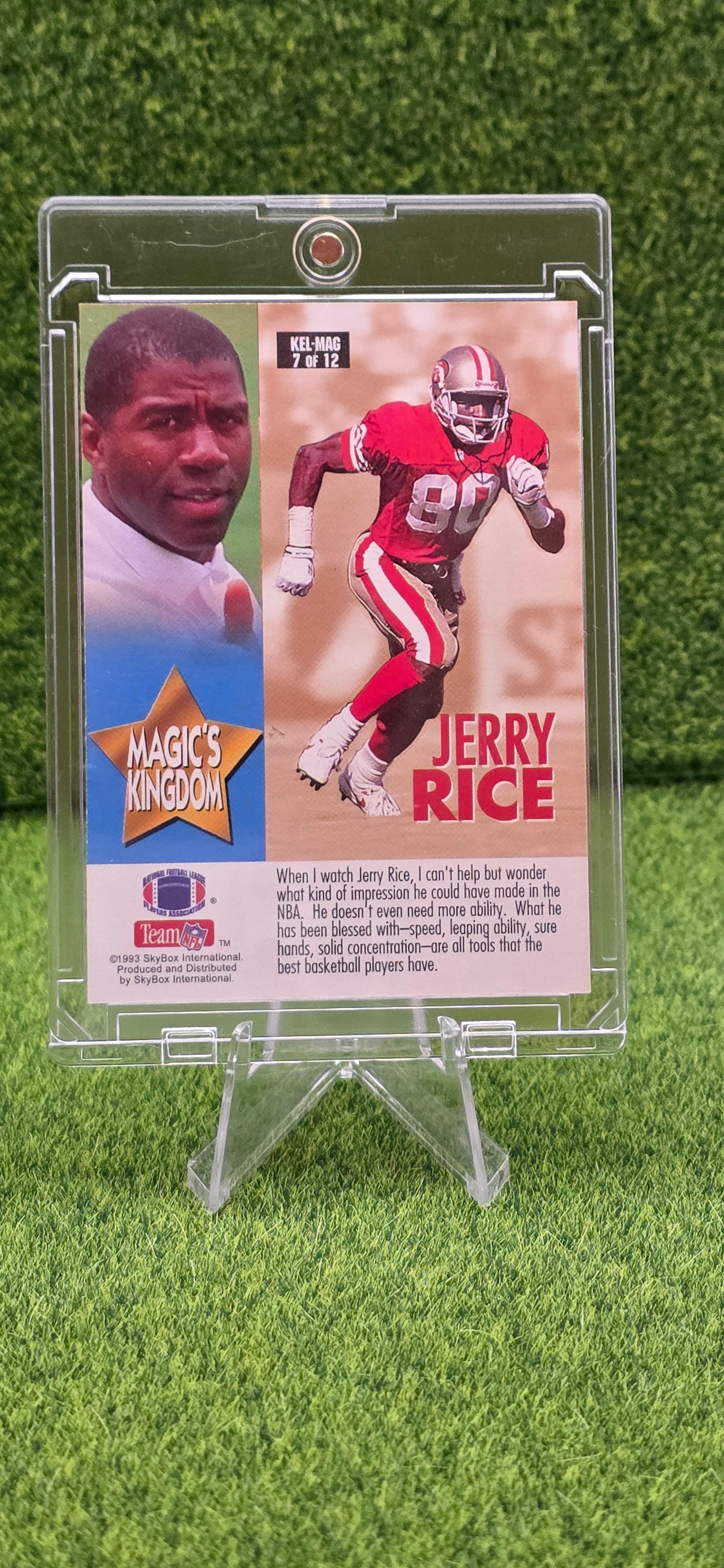 1993 Skybox Impact - Kelly's Heroes / Magic's Kingdom Jerry Rice and Andre Reed #KELMAG6