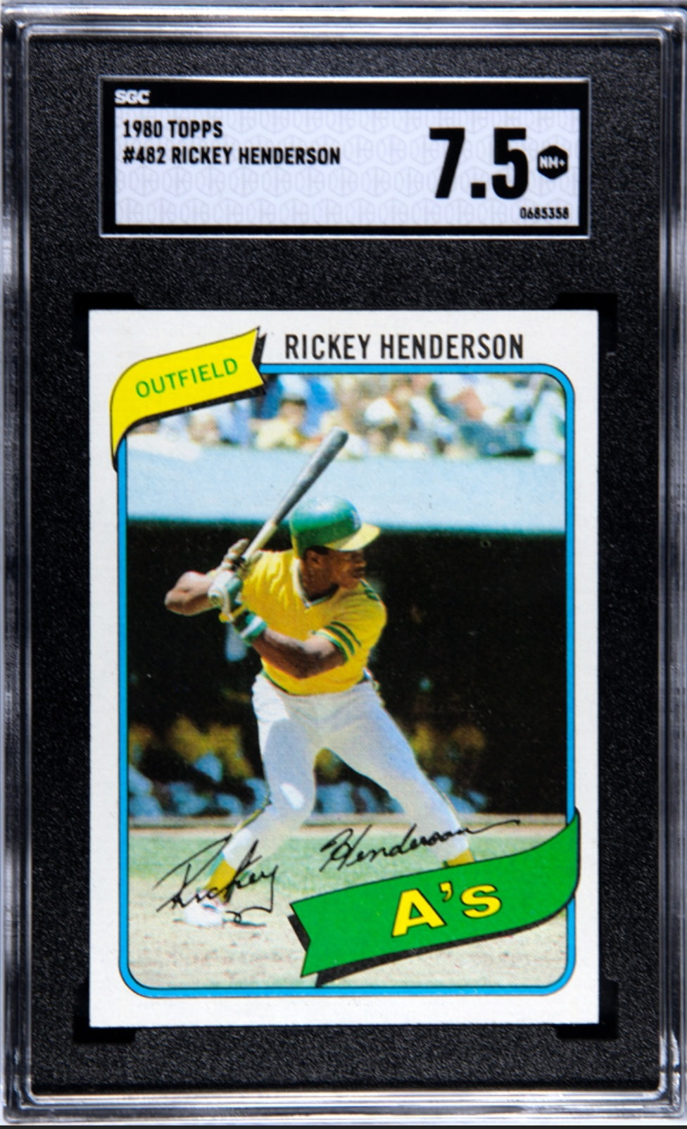 1980 Topps - Rickey Henderson #482 (RC)