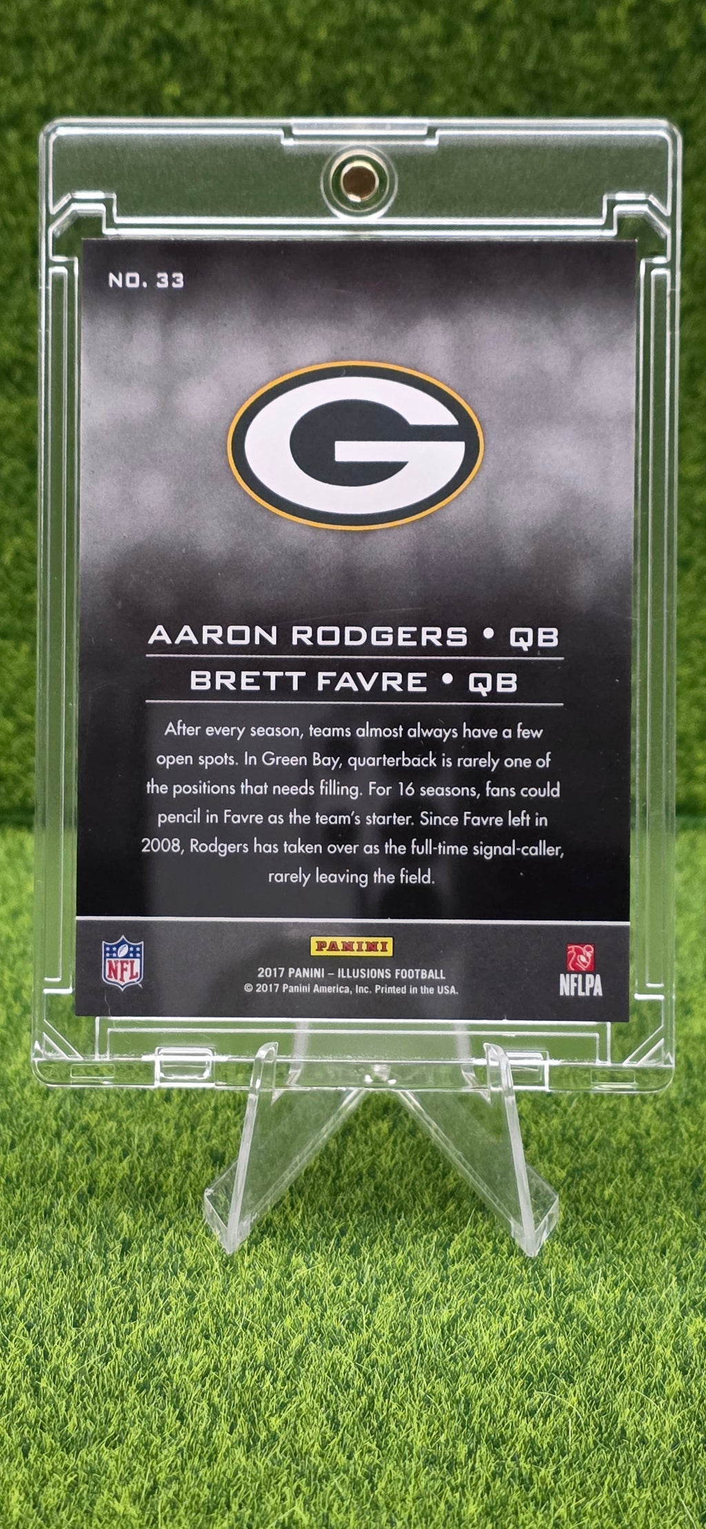 2017 Panini Illusions - Brett Favre and Aaron Rodgers #33